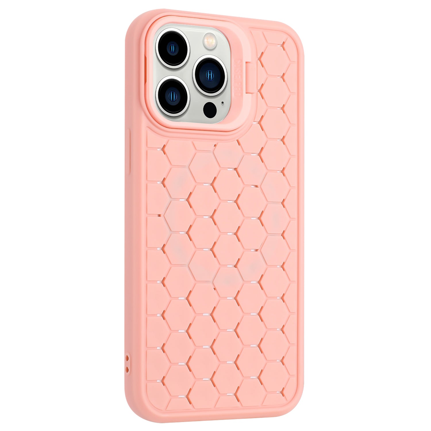 For iPhone 13 Pro Max TPU Case Heat Dissipation Anti-Fall Protective Phone Cover with Kickstand