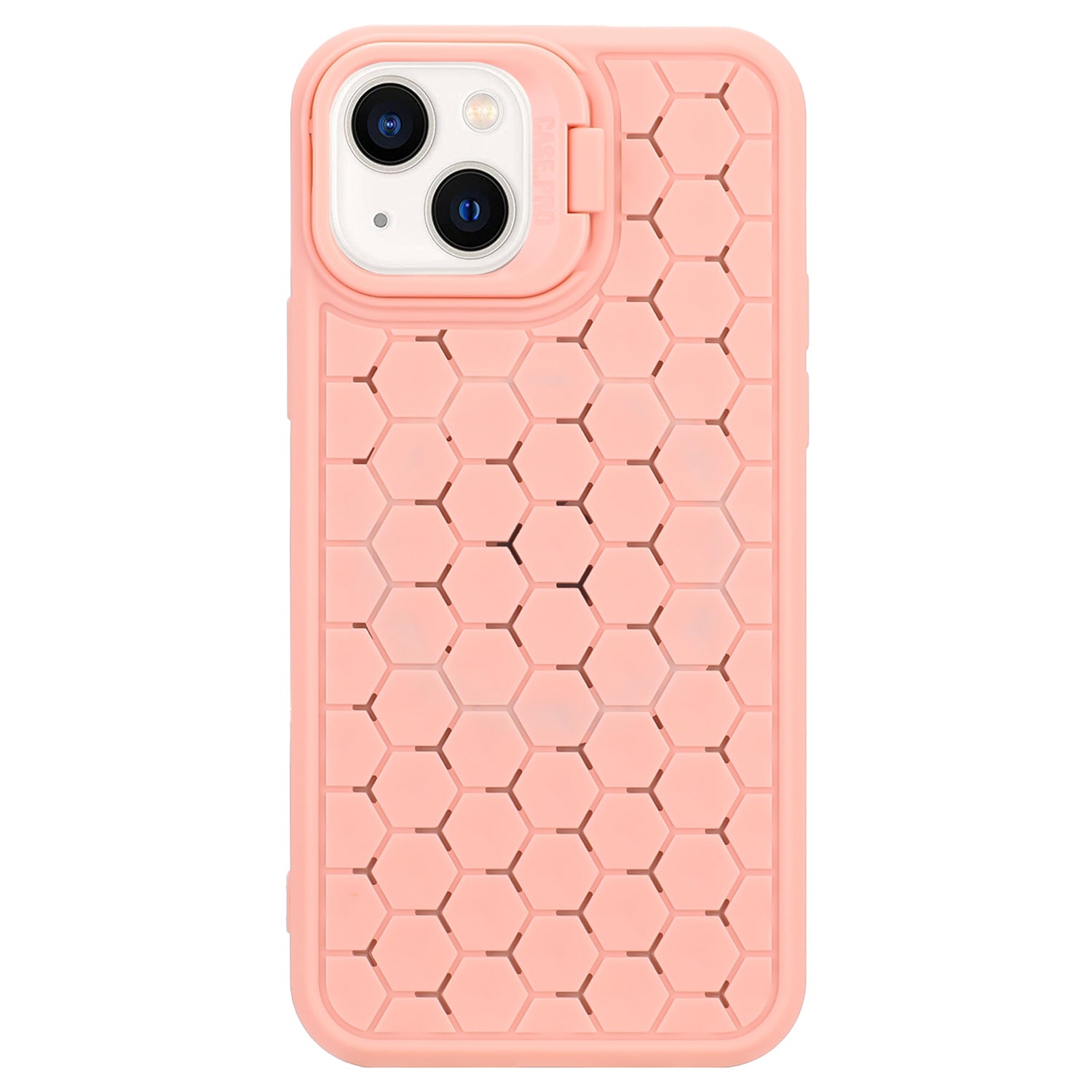 For iPhone 13 TPU Case Heat Dissipation Lens Frame Kickstand Phone Cover