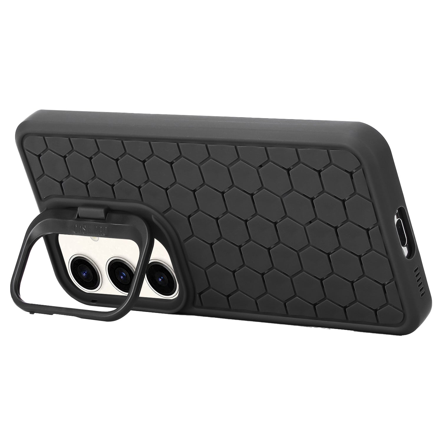 For Samsung Galaxy A24 4G (162.1 x 77.6 x 8.3mm) Case Heat Dissipation Kickstand Phone TPU Cover