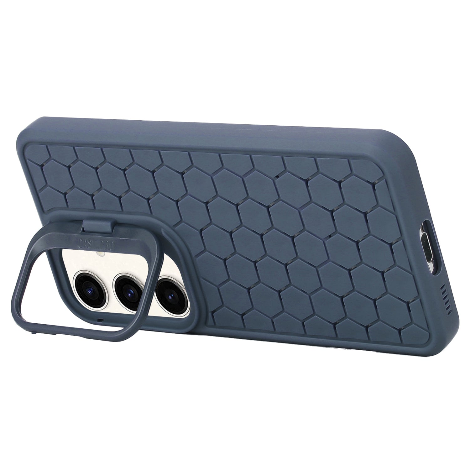 For Samsung Galaxy S23 FE Case Breathable Cooling TPU Phone Cover with Lens Kickstand