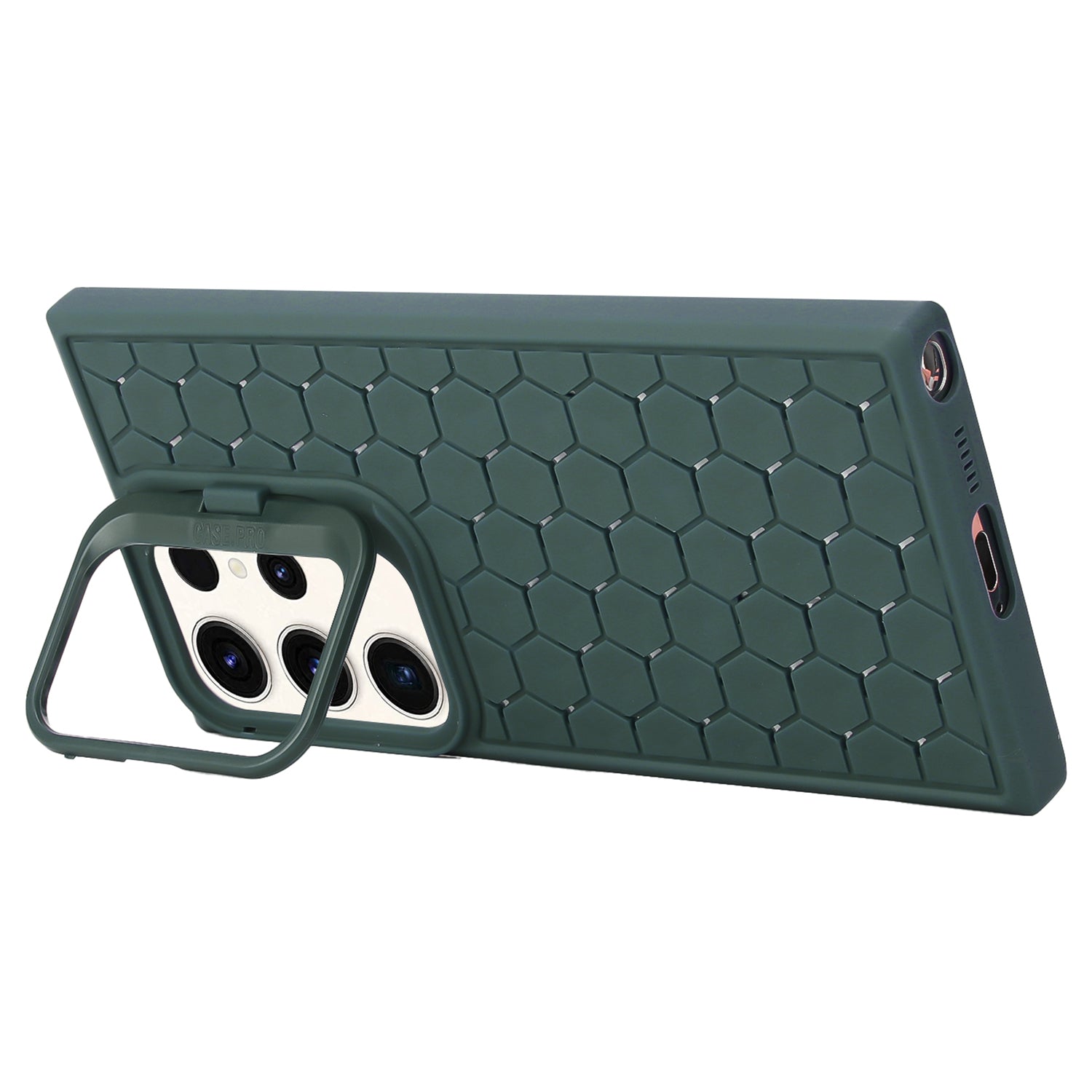 For Samsung Galaxy S24 Ultra Case Heat Dissipation Kickstand TPU Back Cover