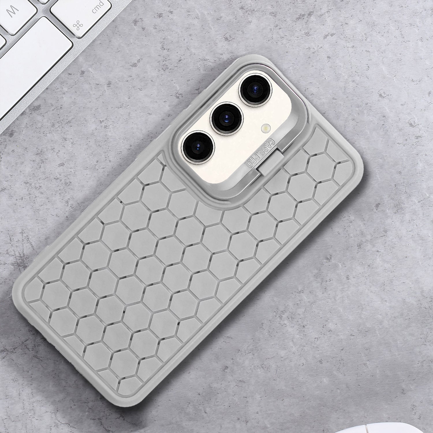 For Samsung Galaxy S24 Kickstand Case Heat Dissipation Phone TPU Cover