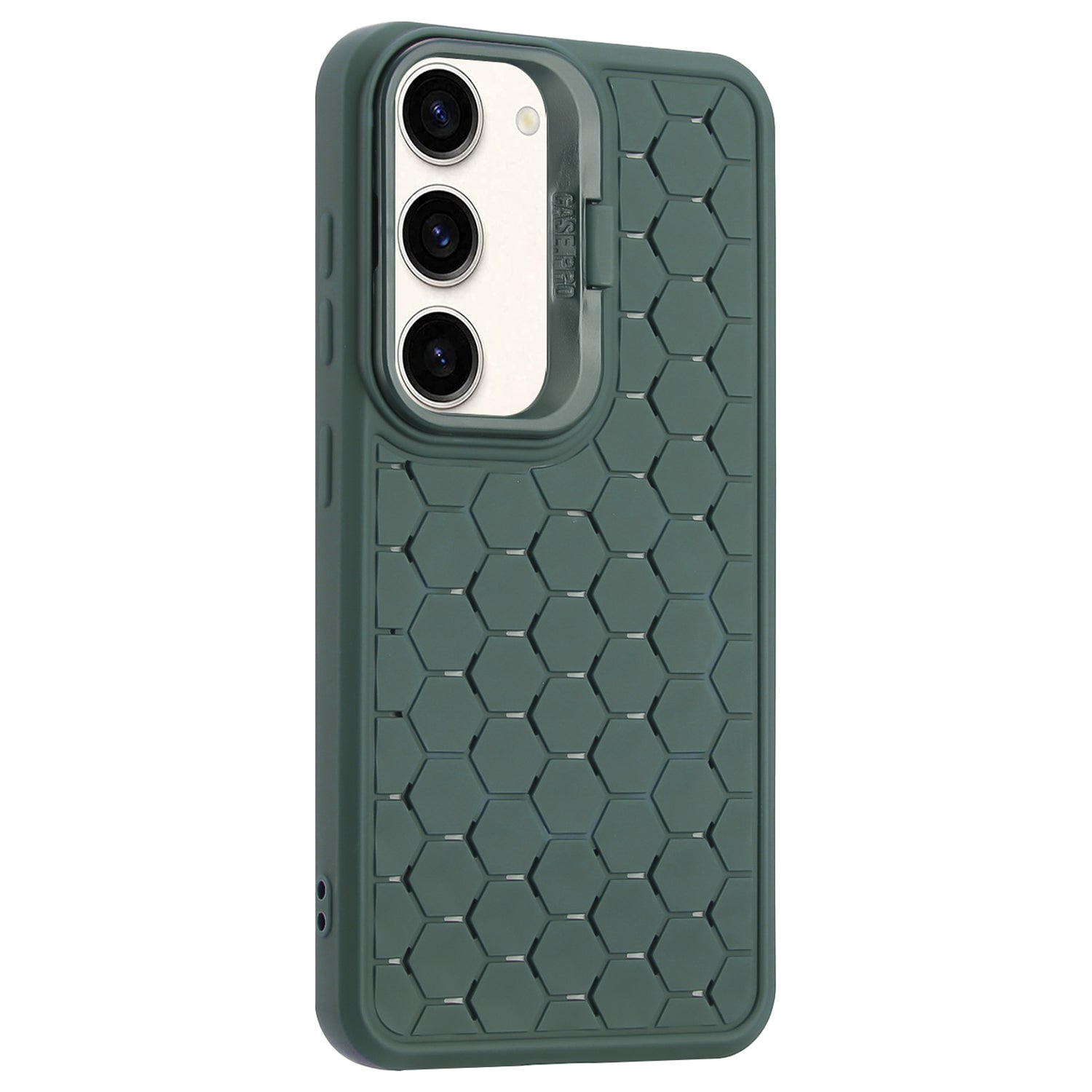 For Samsung Galaxy S23 Case Breathable TPU Phone Cover Kickstand Phone Shell