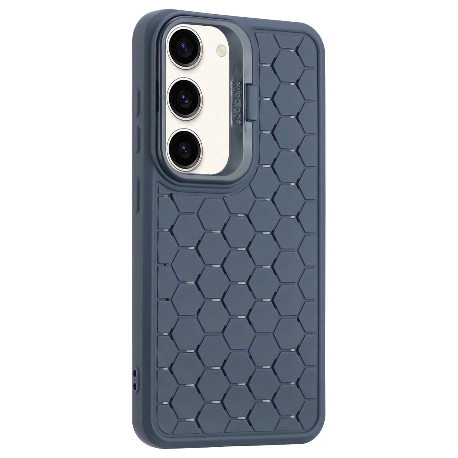 For Samsung Galaxy S23+ Case Heat Dissipation TPU Phone Cover with Lens Kickstand