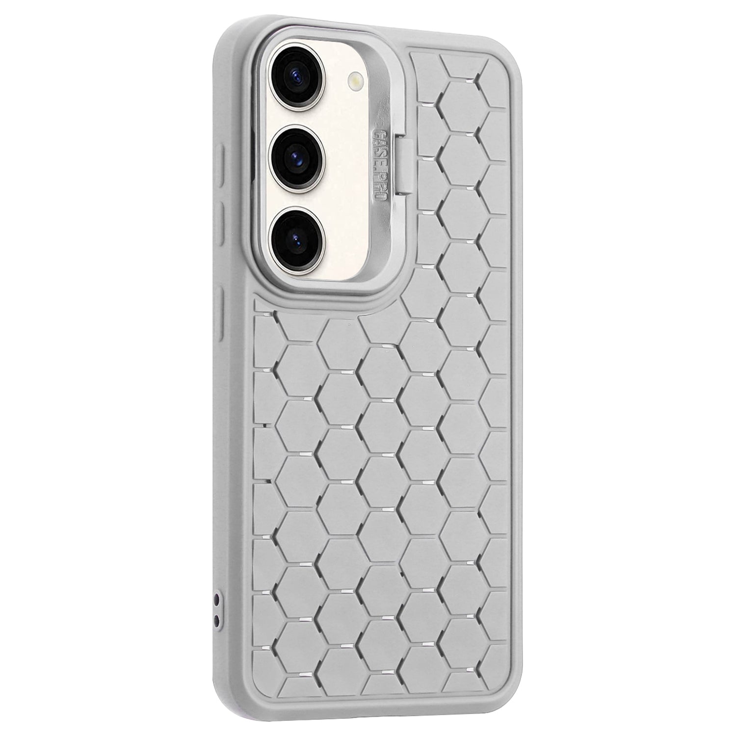For Samsung Galaxy S23+ Case Heat Dissipation TPU Phone Cover with Lens Kickstand