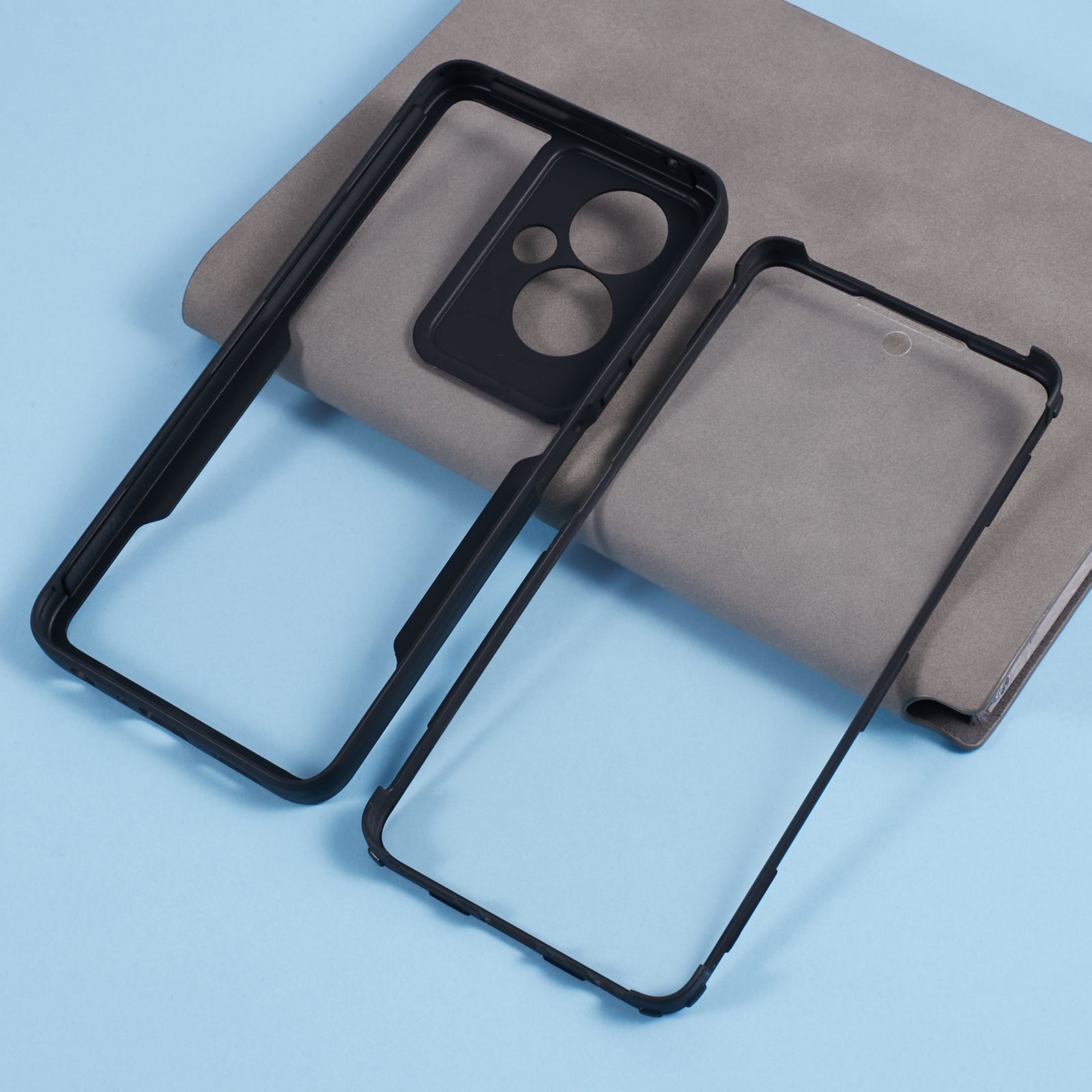 For Oppo A2 5G / A79 5G Case Acrylic+TPU Full Body Shockproof Phone Cover with PET Screen Protector