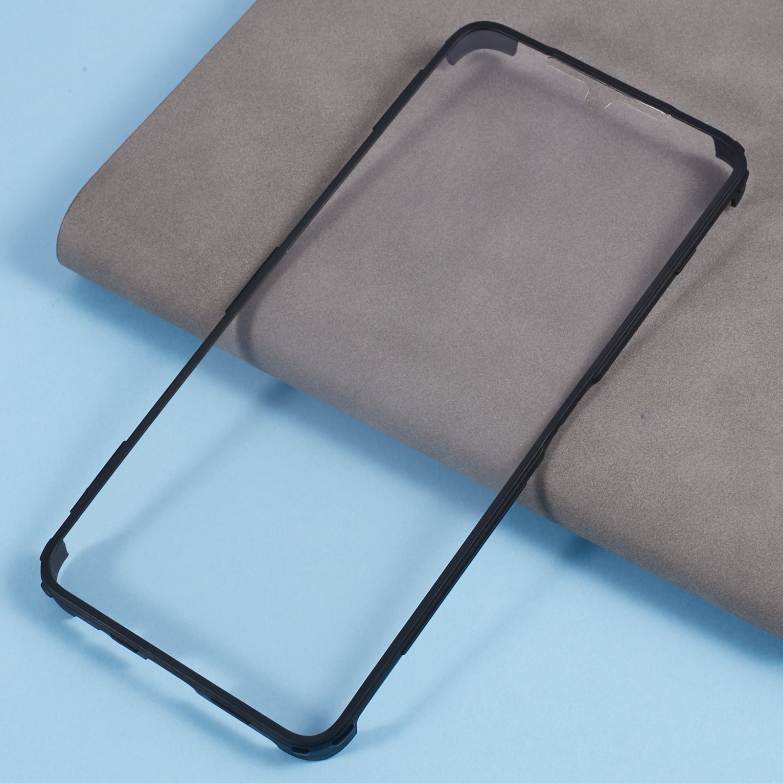 For Xiaomi Redmi A3 / Poco C61 4G Case Shockproof Acrylic + TPU Phone Shell, Built-In PET Screen Protector, Black