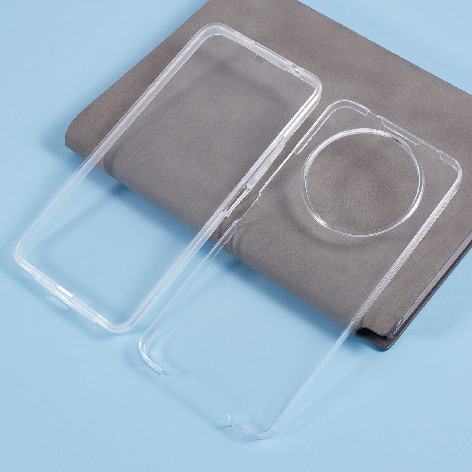 For Xiaomi Redmi A3 / Poco C61 4G Clear Case Acrylic + PET 360 Degree Full Body Protective Cover