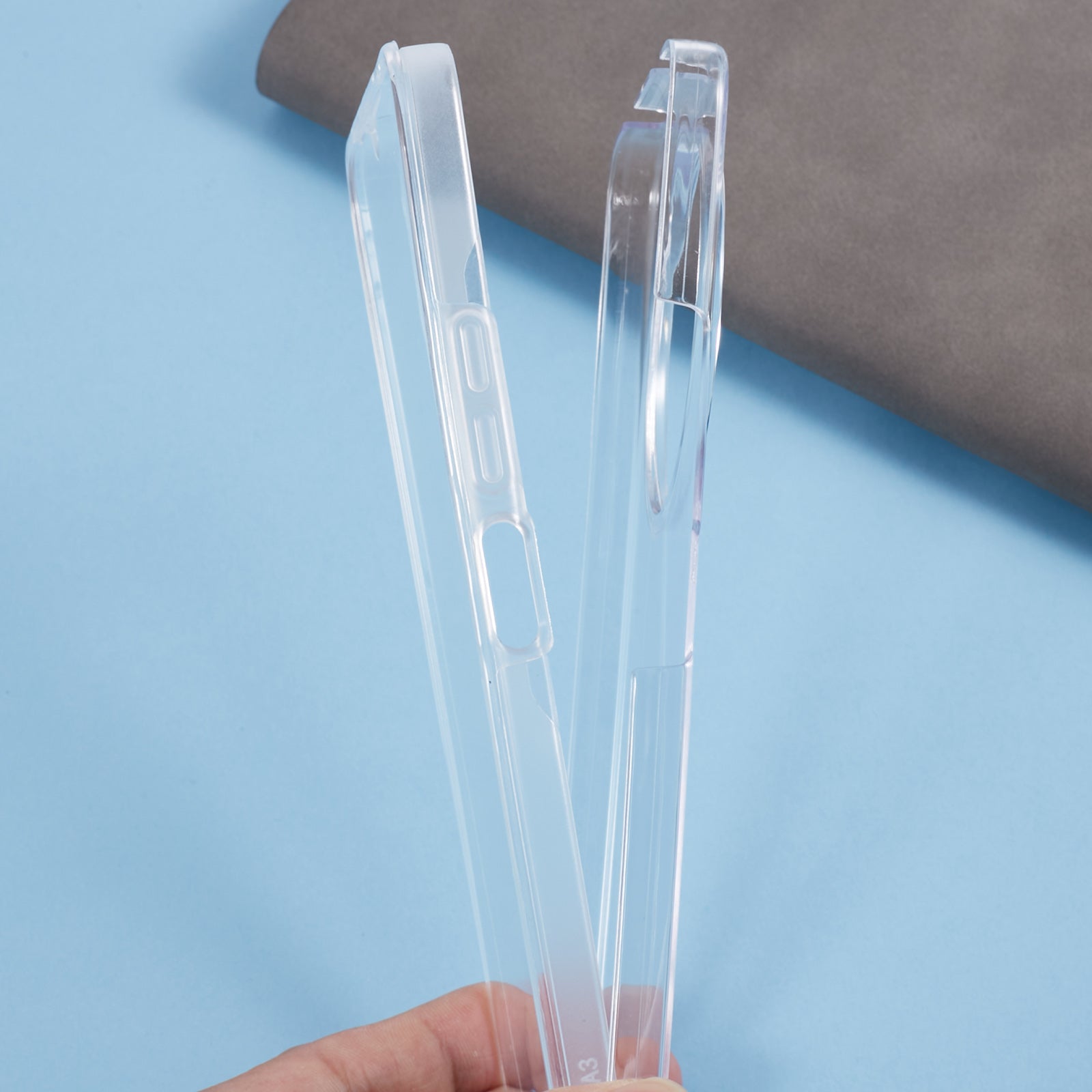 For Xiaomi Redmi A3 / Poco C61 4G Clear Case Acrylic + PET 360 Degree Full Body Protective Cover