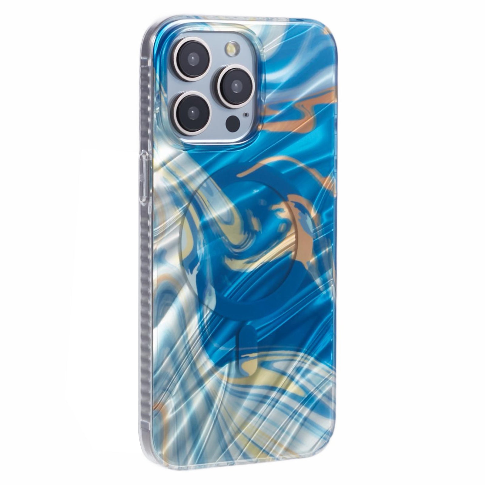 MP Series For iPhone 13 Pro Max Electroplating Case TPU+Acrylic IMD Phone Cover Compatible with MagSafe