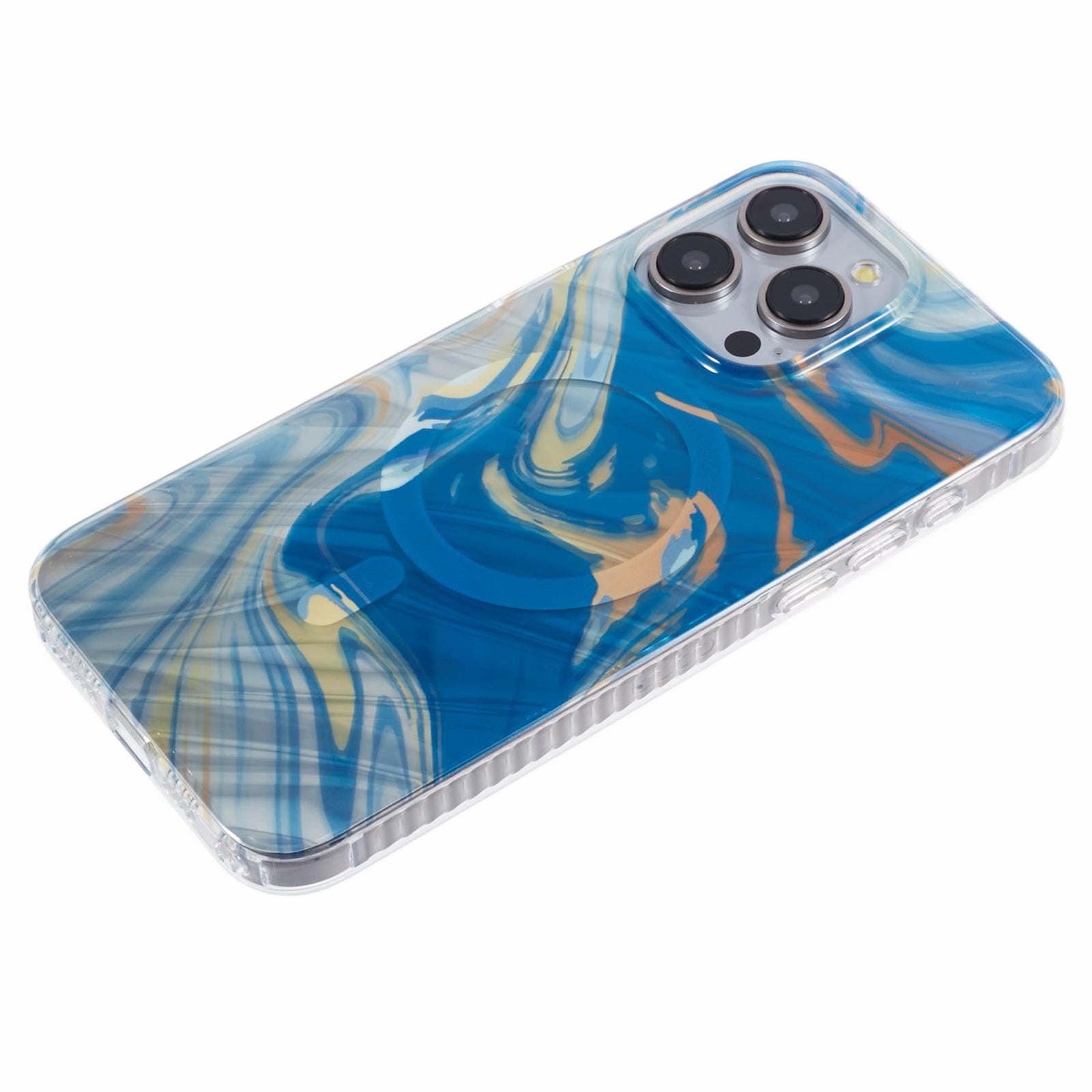 MP Series For iPhone 13 Pro Max Electroplating Case TPU+Acrylic IMD Phone Cover Compatible with MagSafe