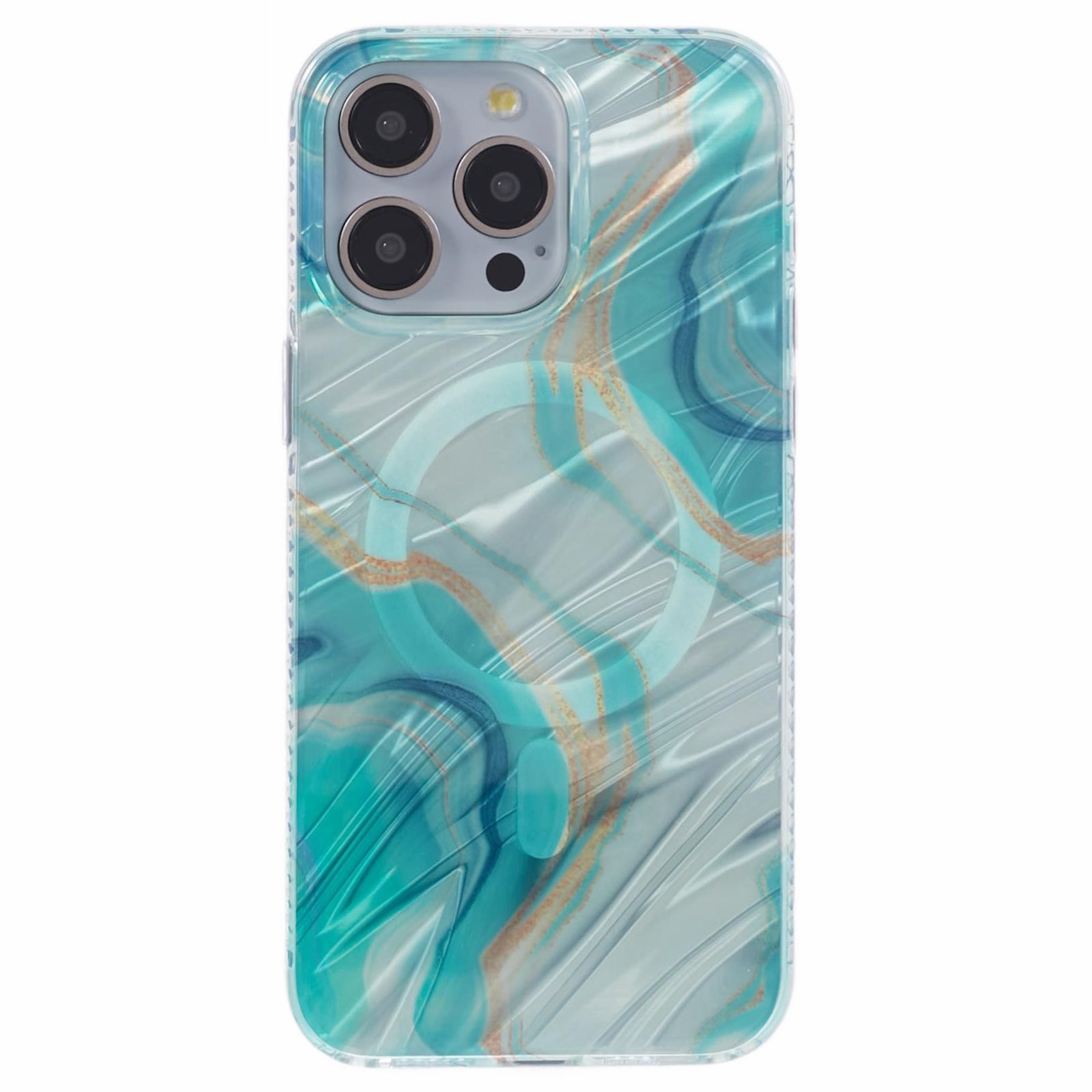MP Series For iPhone 13 Pro Max Electroplating Case TPU+Acrylic IMD Phone Cover Compatible with MagSafe