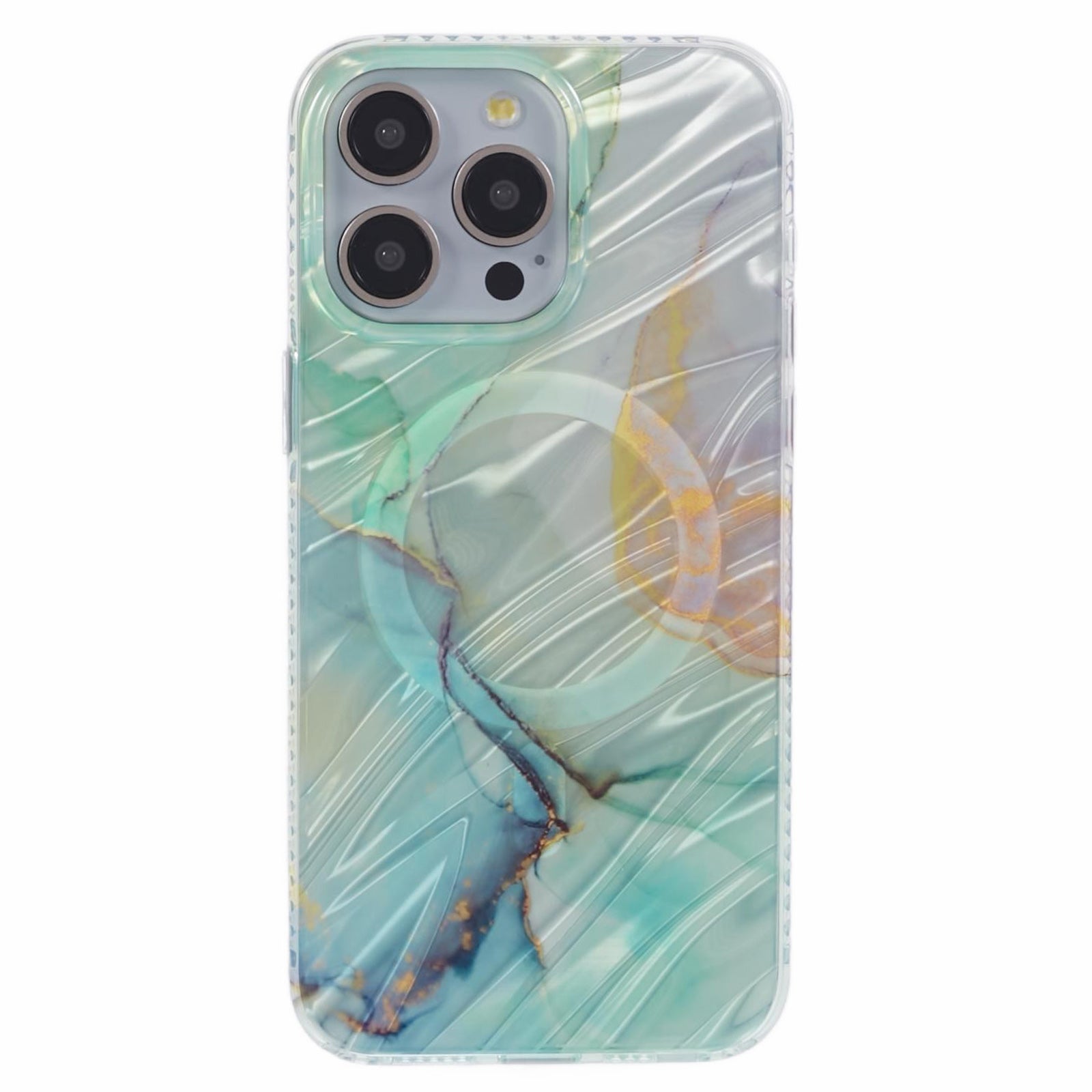 MP Series For iPhone 13 Pro Max Electroplating Case TPU+Acrylic IMD Phone Cover Compatible with MagSafe
