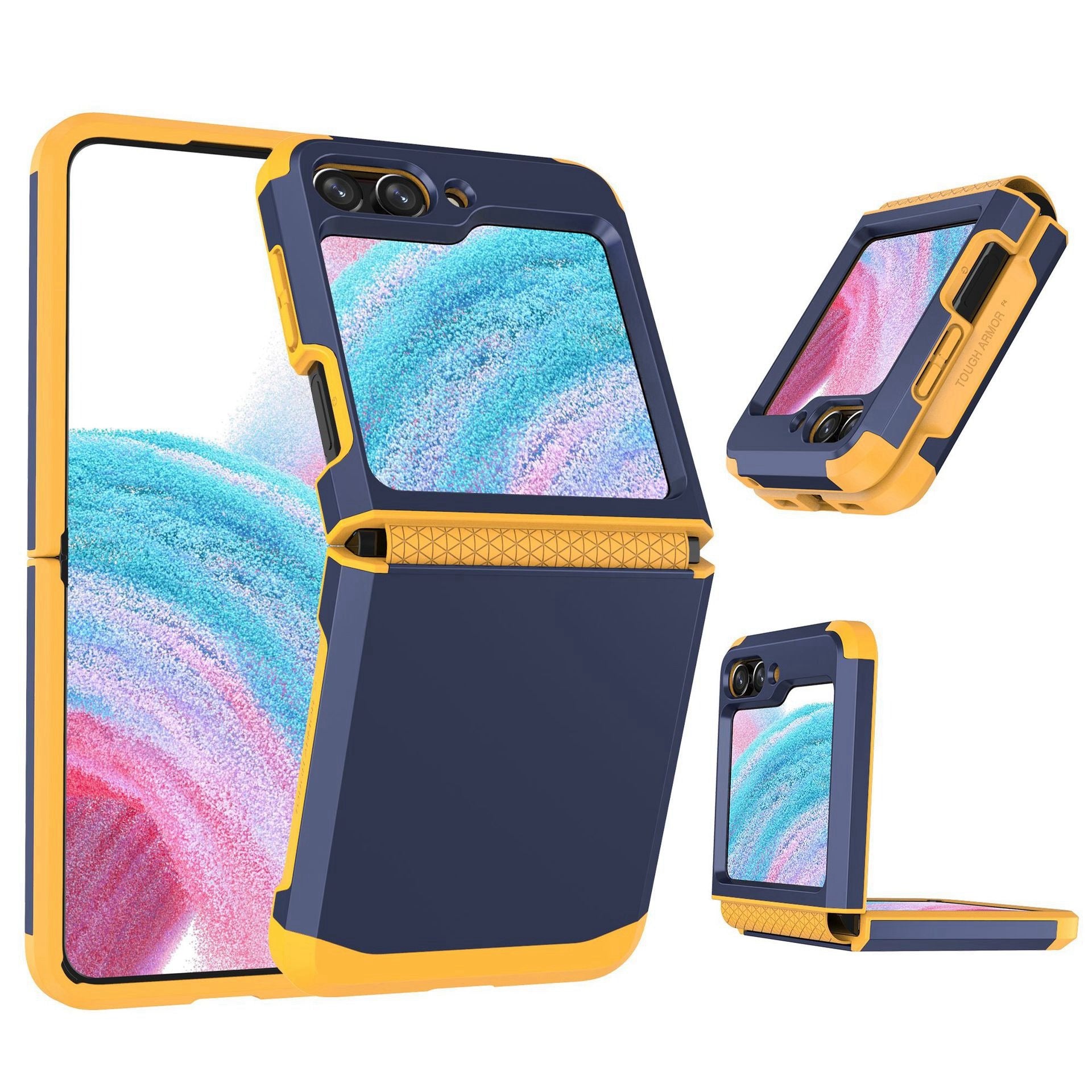 SGP Armor Series For Samsung Galaxy Z Flip5 5G PC Case Hinge Protection Folding Phone Protective Cover