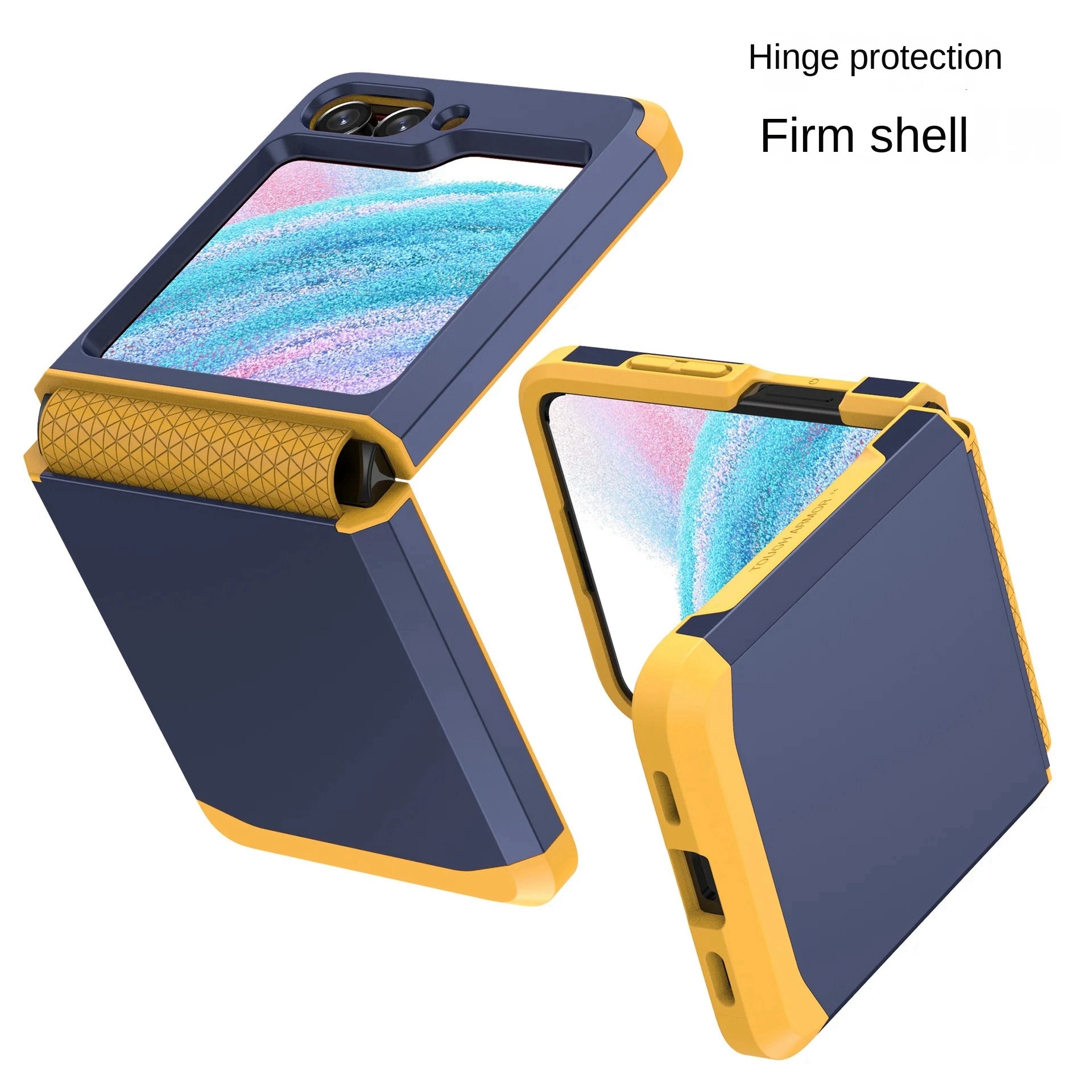SGP Armor Series For Samsung Galaxy Z Flip5 5G PC Case Hinge Protection Folding Phone Protective Cover