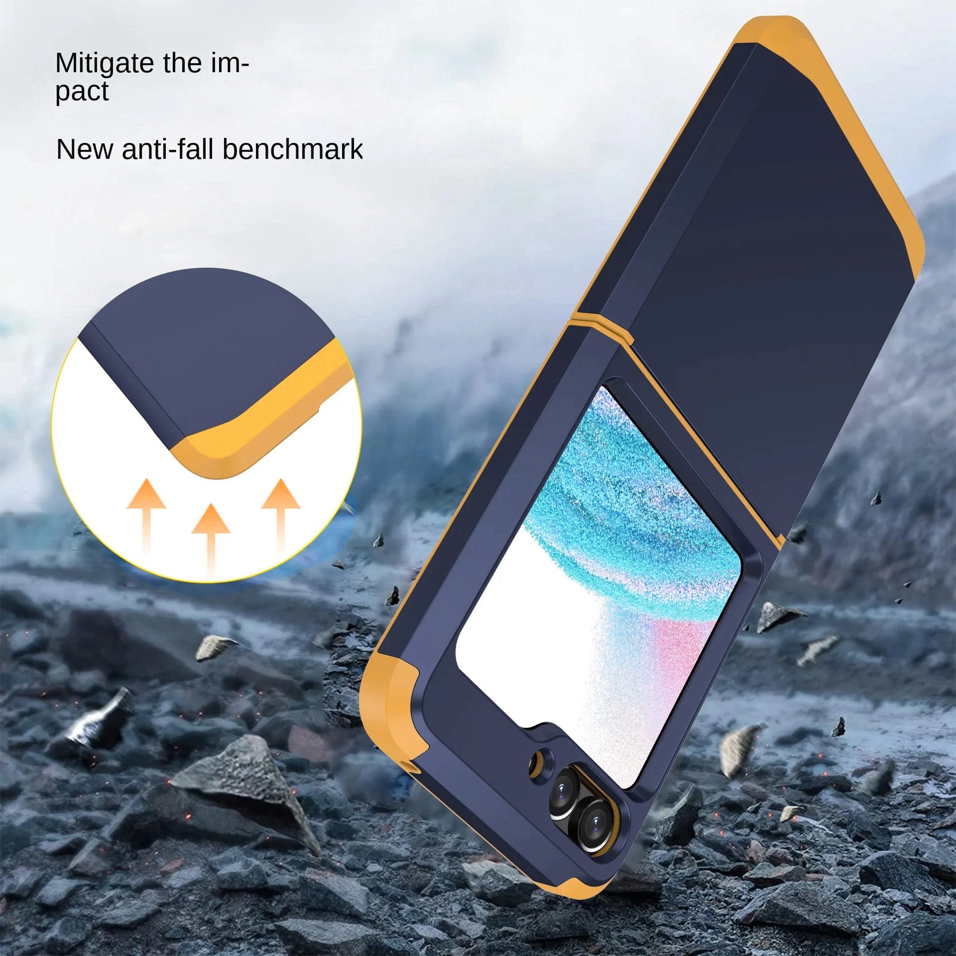 SGP Armor Series For Samsung Galaxy Z Flip5 5G PC Case Hinge Protection Folding Phone Protective Cover