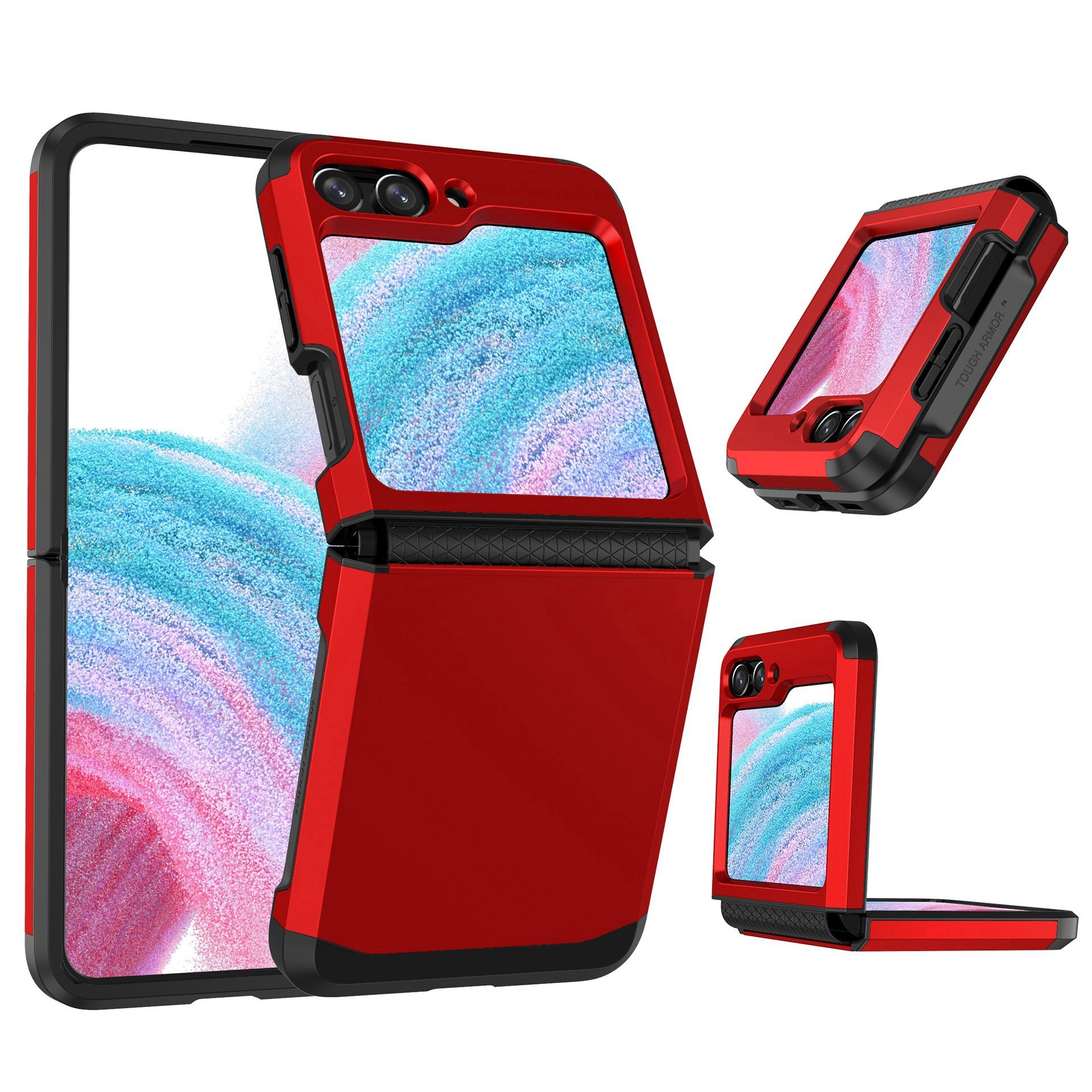 SGP Armor Series For Samsung Galaxy Z Flip5 5G PC Case Hinge Protection Folding Phone Protective Cover
