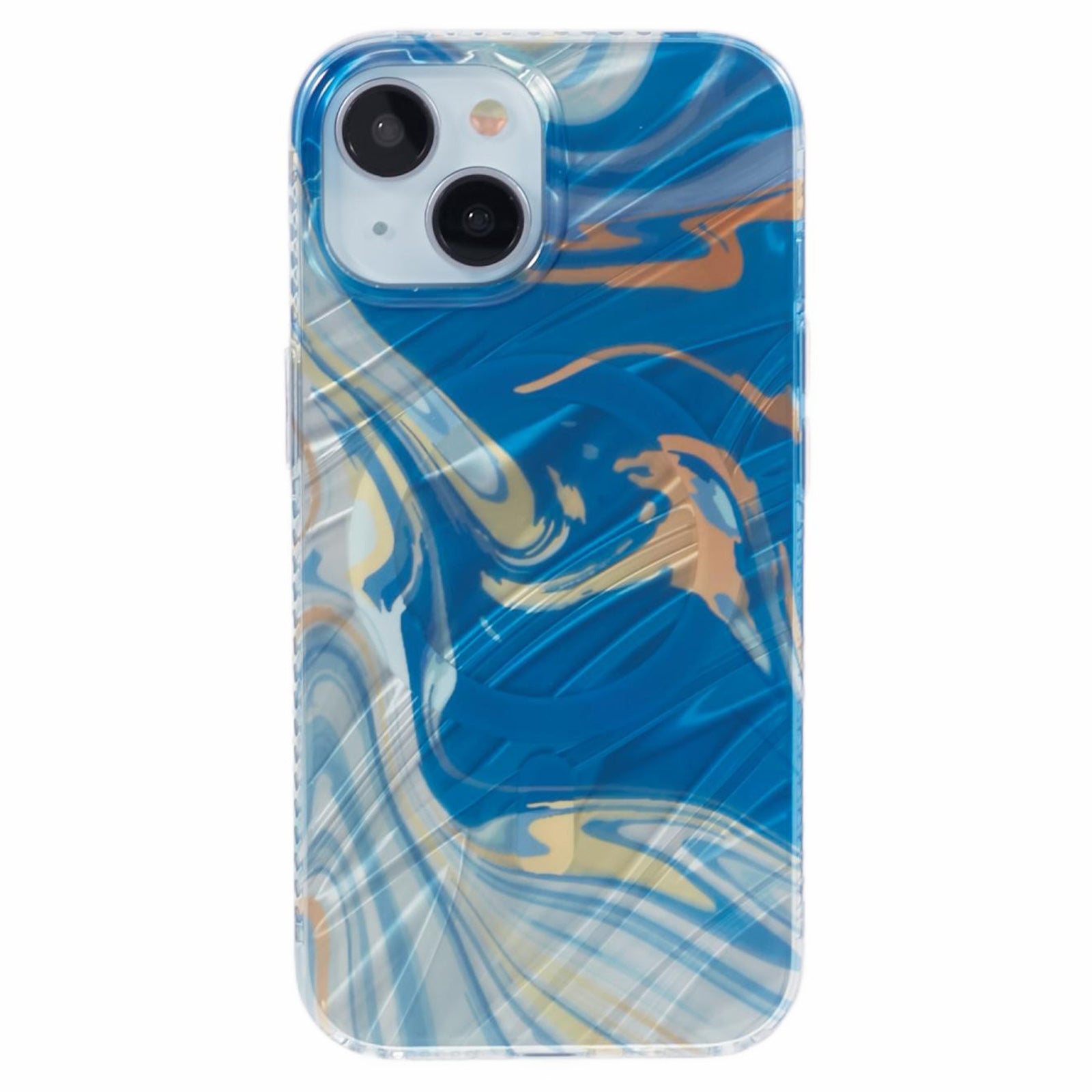 MP Series For iPhone 14 Electroplated Case IMD Pattern TPU+Acrylic Phone Cover Compatible with MagSafe