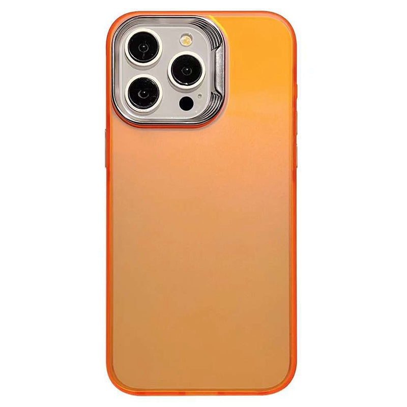 For iPhone 14 Pro Max Case Scratch-proof Laser Effect Gradient PC+TPU Phone Shell