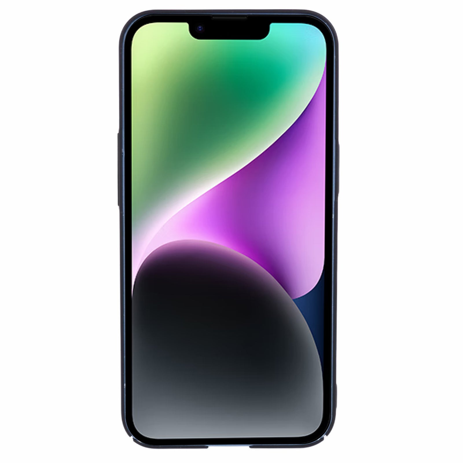 For iPhone 14 Plus Phone Case Skin-Touch Rubberized Hard PC Phone Back Cover