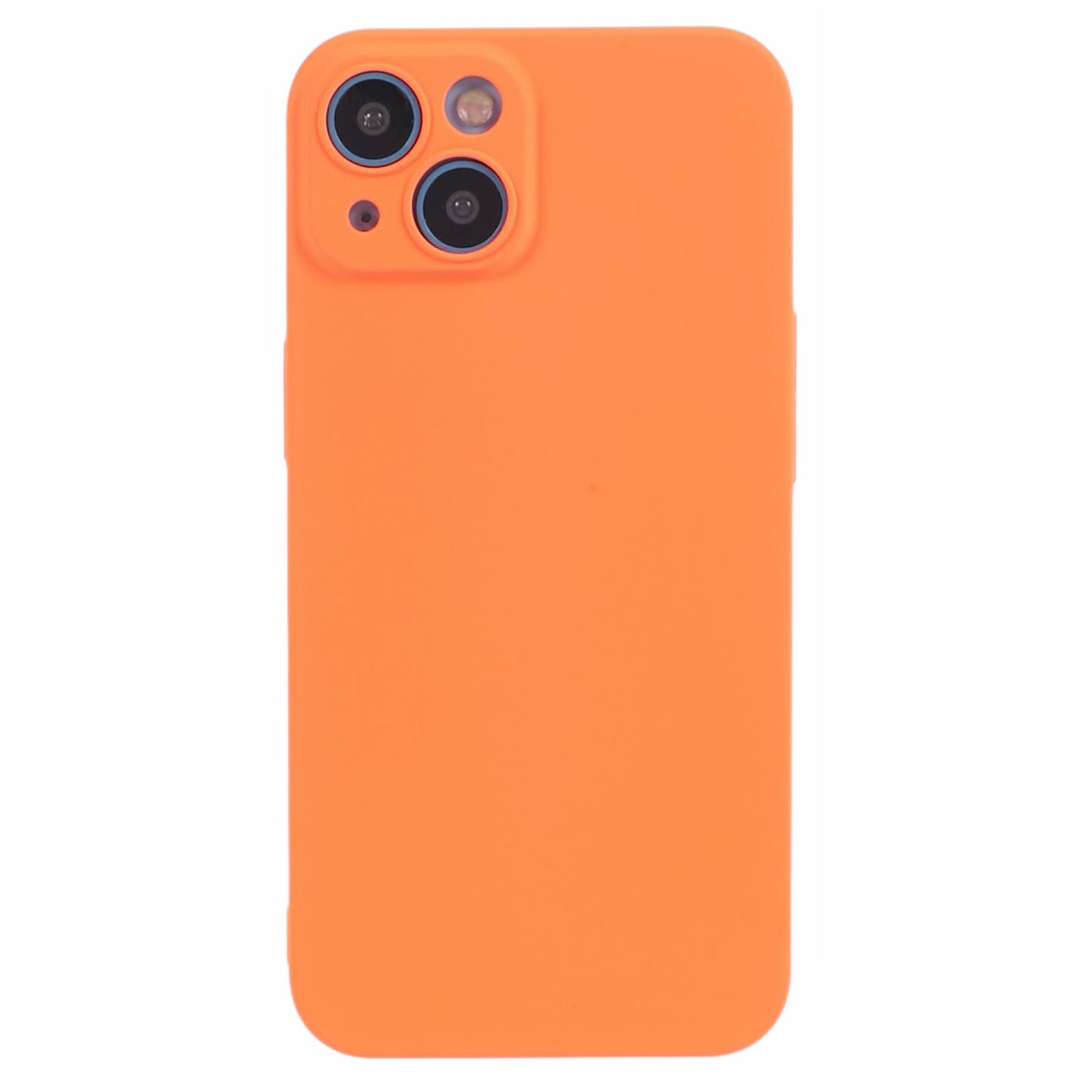For iPhone 14 Plus Phone Case Skin-Touch Rubberized Hard PC Phone Back Cover
