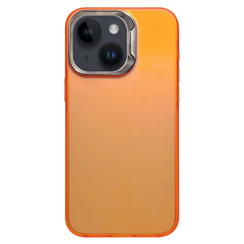 For iPhone 15 Case Laser Effect Gradient PC+TPU Slim Phone Shell