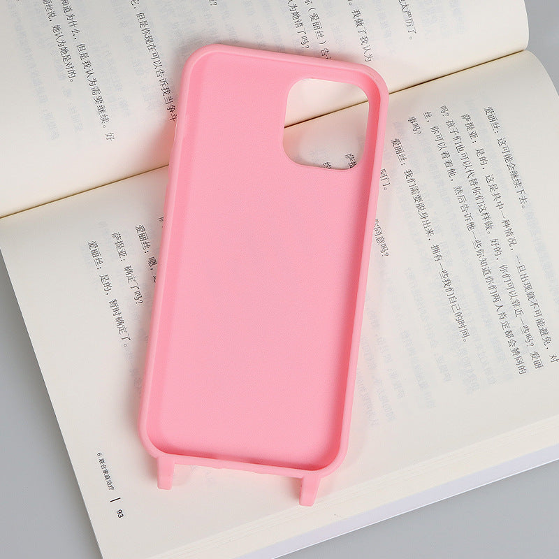 For iPhone 14 Pro Max Case Soft TPU Shock-Absorbent Smart Phone Cover with Straps