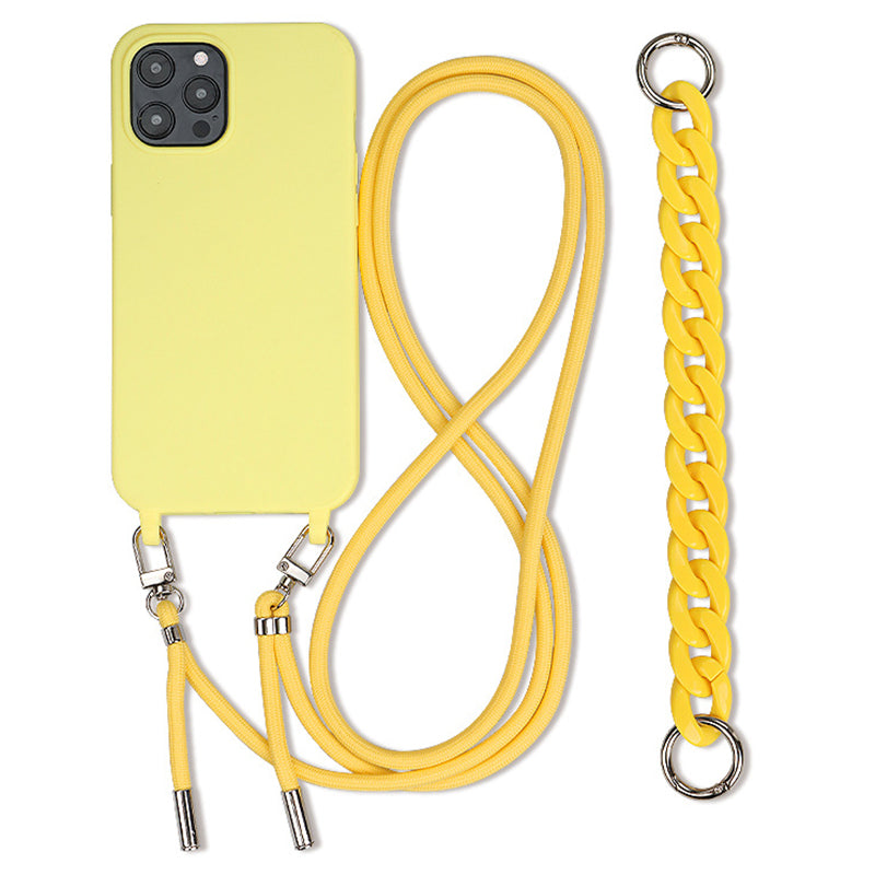 For iPhone 14 Pro Max Case Soft TPU Shock-Absorbent Smart Phone Cover with Straps