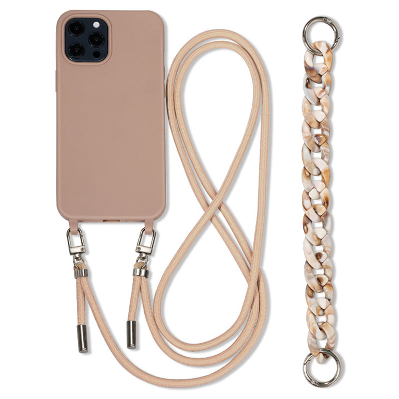 For iPhone 14 Pro Max Case Soft TPU Shock-Absorbent Smart Phone Cover with Straps