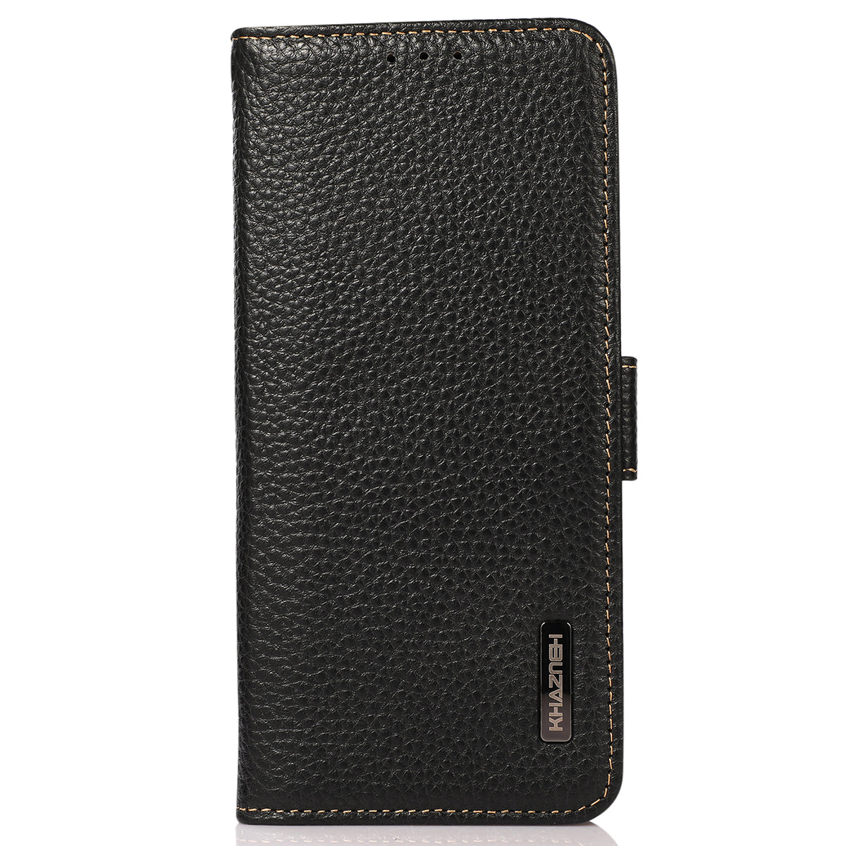 KHAZNEH For Xiaomi Redmi A3 / Poco C61 4G Magnetic Cell Phone Case Genuine Cow Leather RFID Blocking Cover