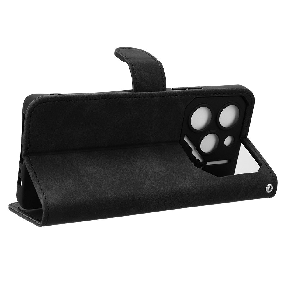 For Transsion Tecno Pova 6 Pro 5G Case Skin-touch Texture Foldable Stand Phone Cover