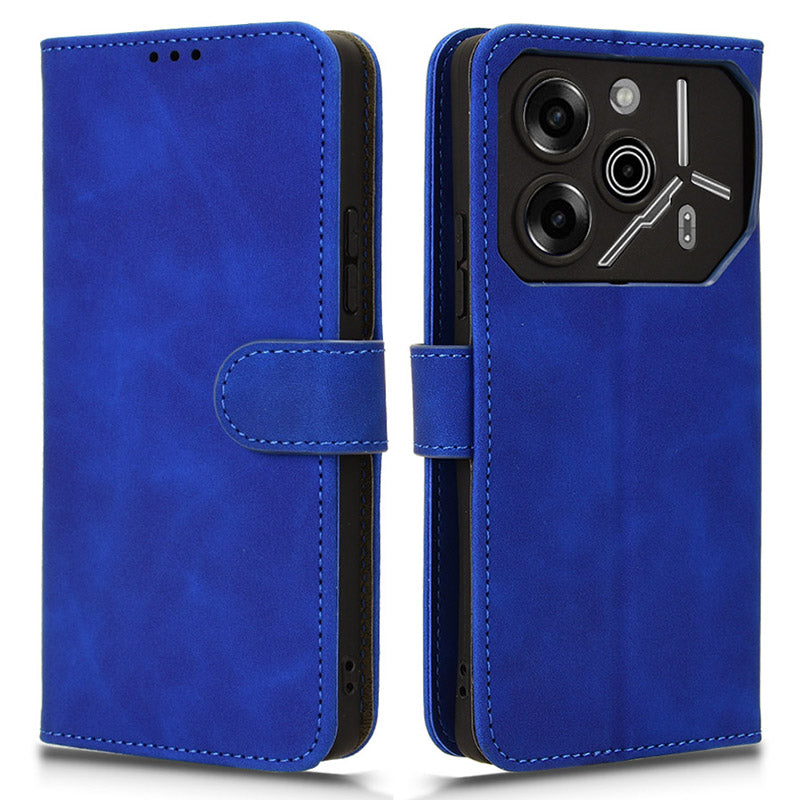 For Transsion Tecno Pova 6 Pro 5G Case Skin-touch Texture Foldable Stand Phone Cover