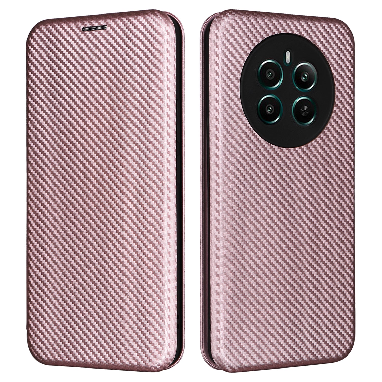 For Realme 12+ 5G / Narzo 70 Pro 5G Case Card Slot PU Leather Magnetic Flip Phone Cover
