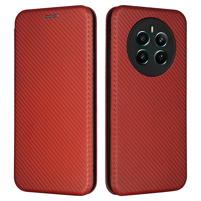 For Realme 12+ 5G / Narzo 70 Pro 5G Case Card Slot PU Leather Magnetic Flip Phone Cover