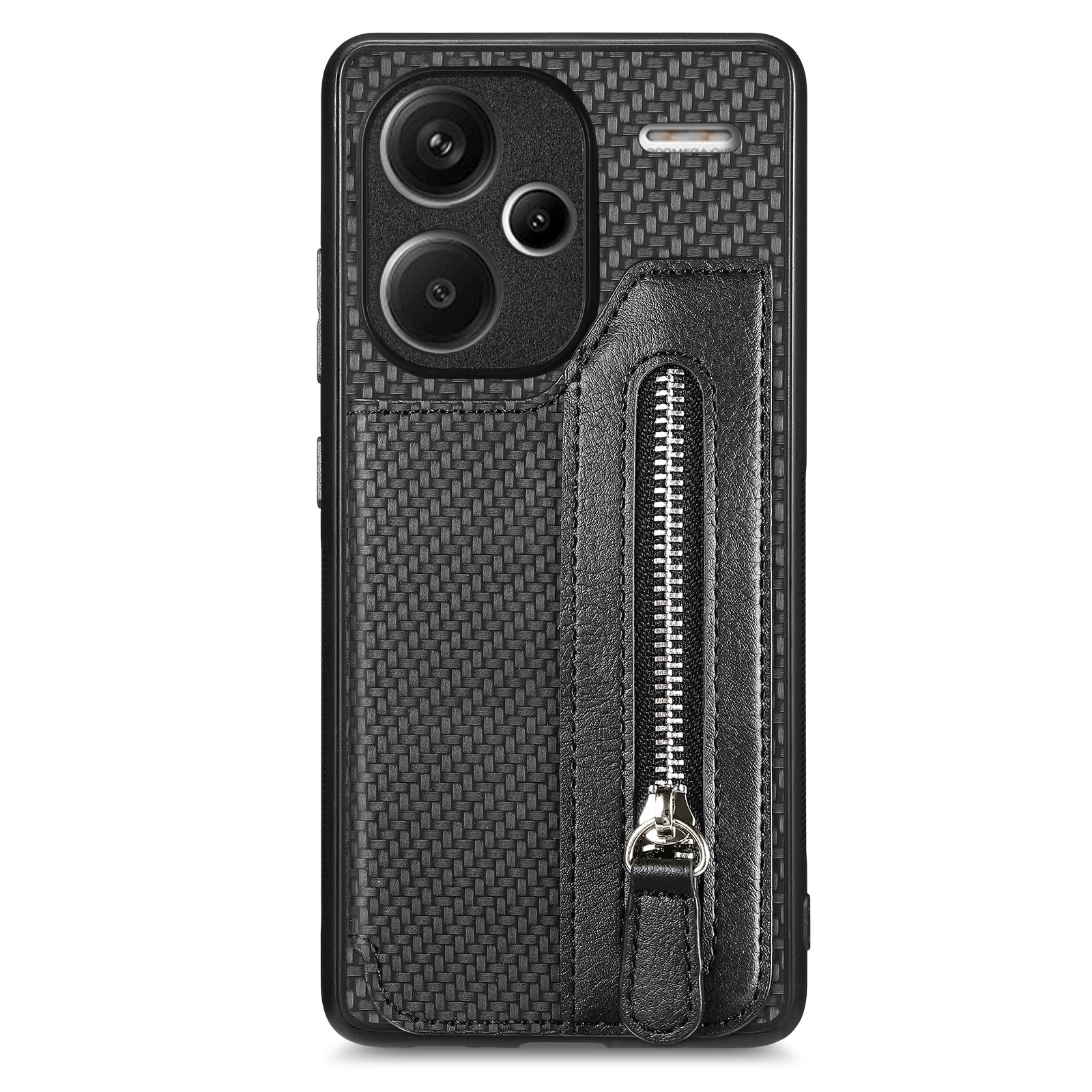 C1-04 For Xiaomi Redmi Note 13 Pro+ 5G Case Carbon Fiber Leather Coated PC+TPU Phone Cover