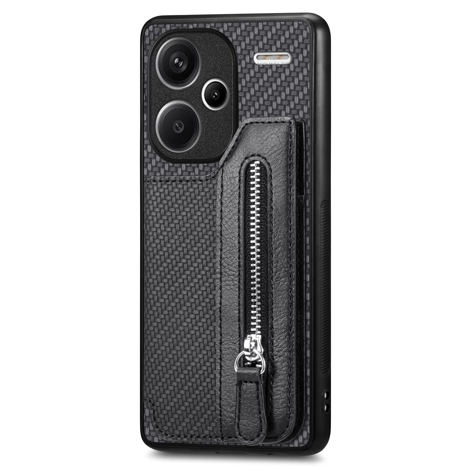C1-04 For Xiaomi Redmi Note 13 Pro+ 5G Case Carbon Fiber Leather Coated PC+TPU Phone Cover
