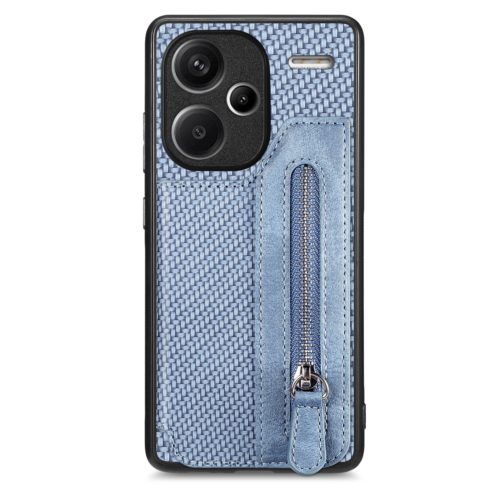 C1-04 For Xiaomi Redmi Note 13 Pro+ 5G Case Carbon Fiber Leather Coated PC+TPU Phone Cover