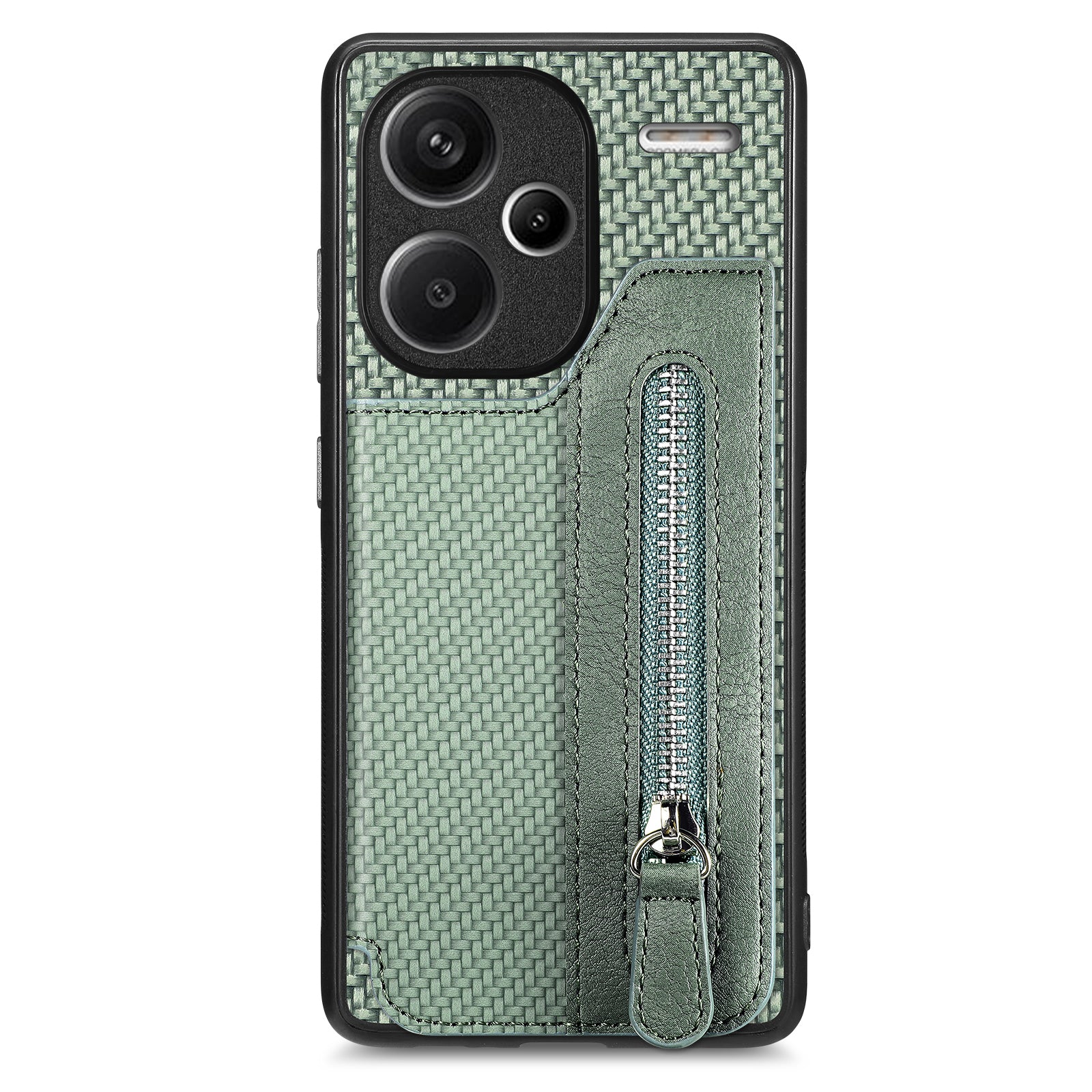C1-04 For Xiaomi Redmi Note 13 Pro+ 5G Case Carbon Fiber Leather Coated PC+TPU Phone Cover
