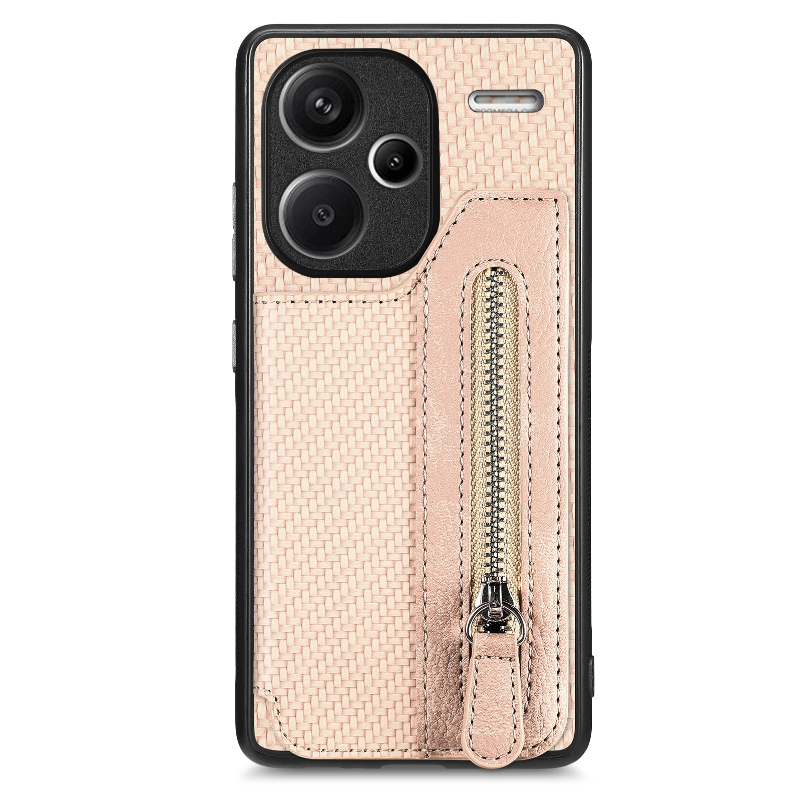 C1-04 For Xiaomi Redmi Note 13 Pro+ 5G Case Carbon Fiber Leather Coated PC+TPU Phone Cover