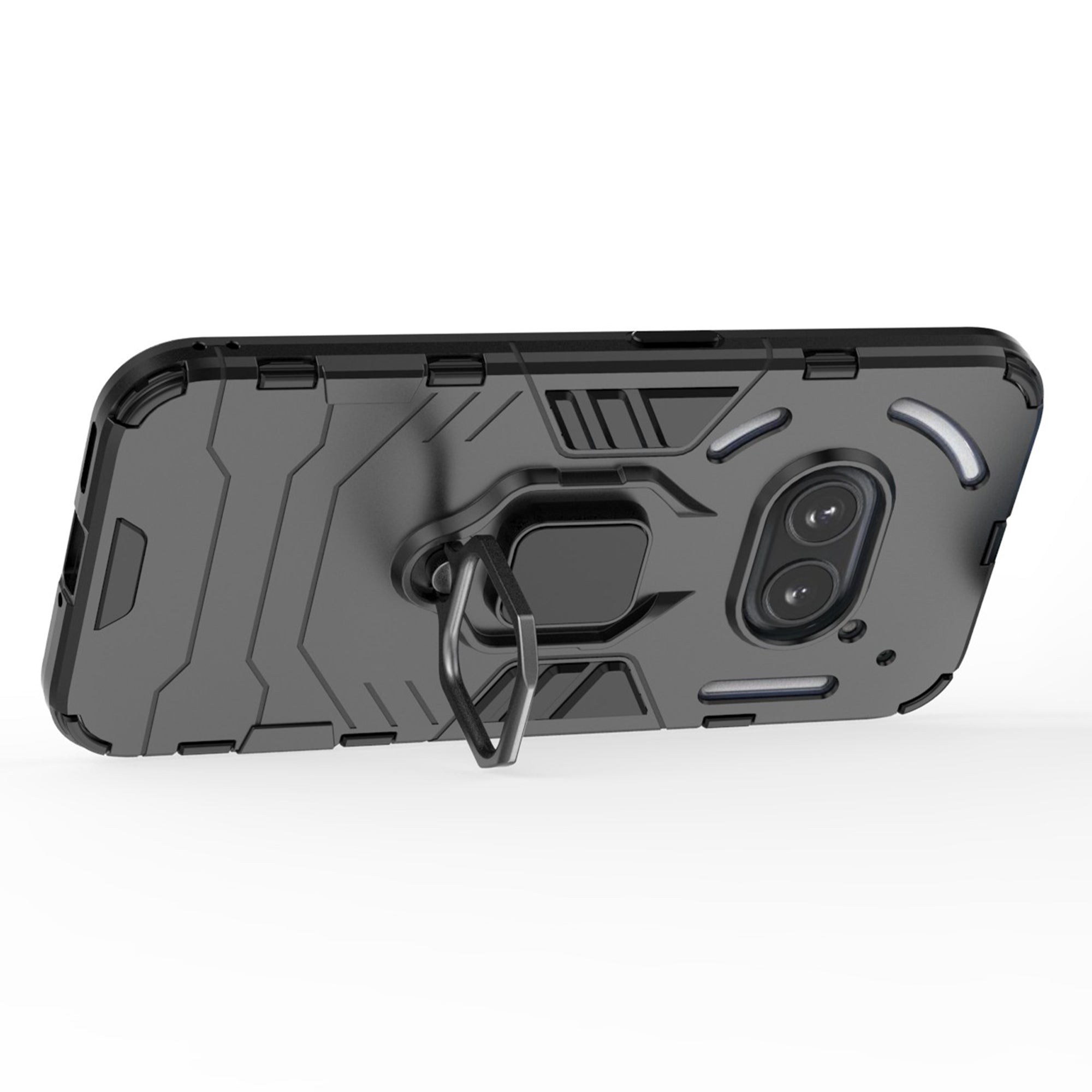 For Nothing Phone (2a) Case PC+TPU Drop-resistant Kickstand Cell Phone Shell