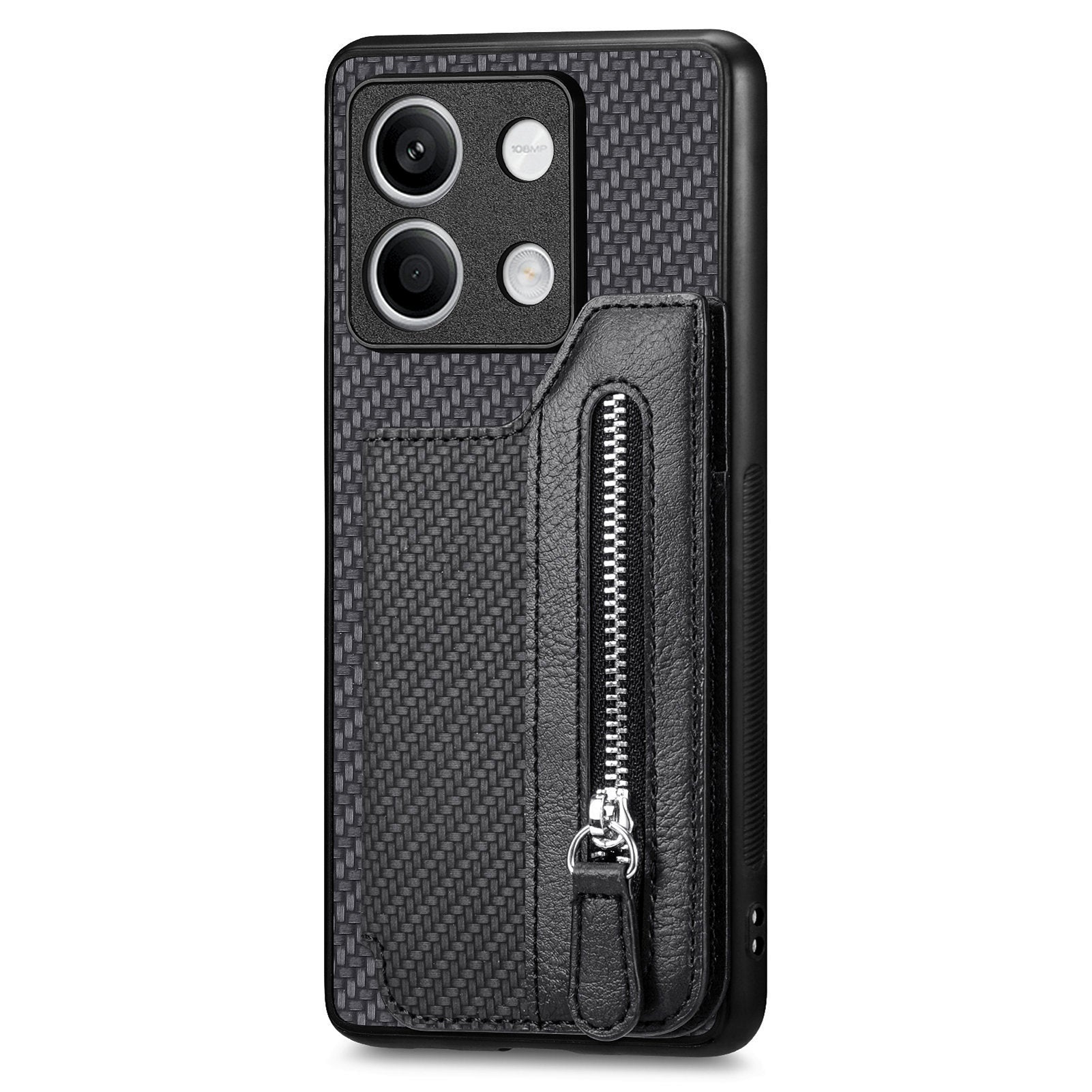 C1-04 For Xiaomi Redmi Note 13 4G Wallet Case PU+PC+TPU Phone Cover with Kickstand