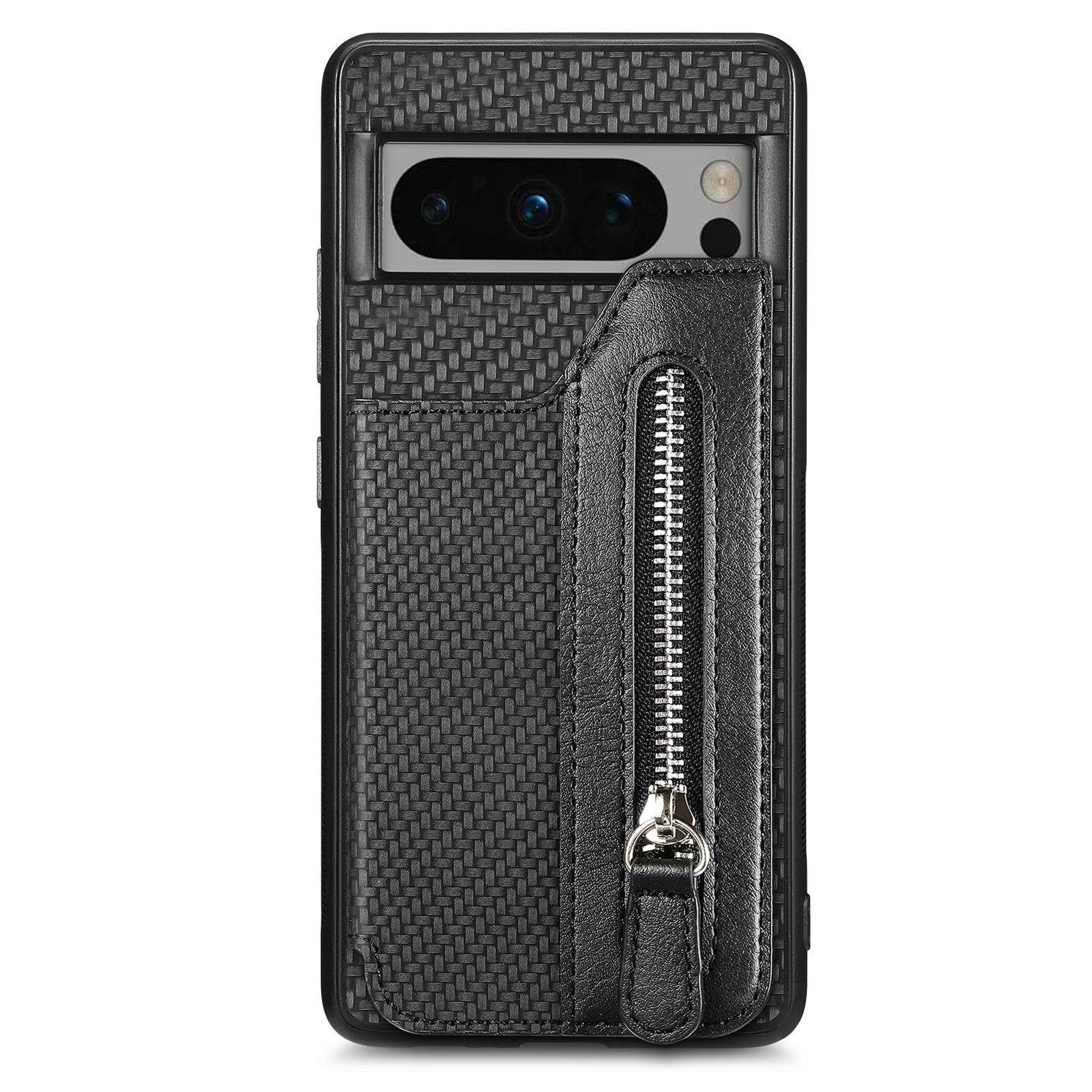 C1-04 For Google Pixel 8 Pro Phone Case Kickstand PU+PC+TPU Wallet Phone Cover