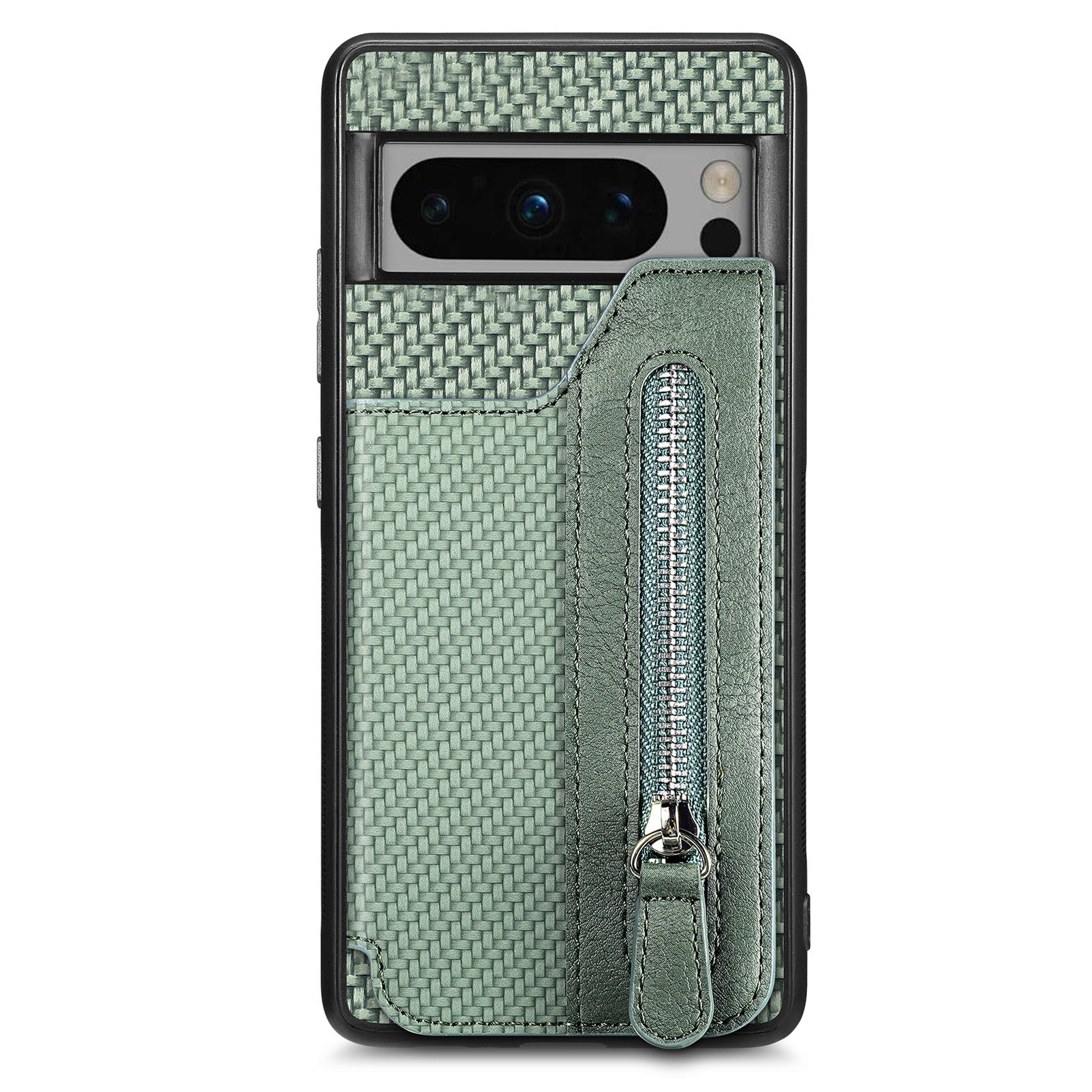 C1-04 For Google Pixel 8 Pro Phone Case Kickstand PU+PC+TPU Wallet Phone Cover