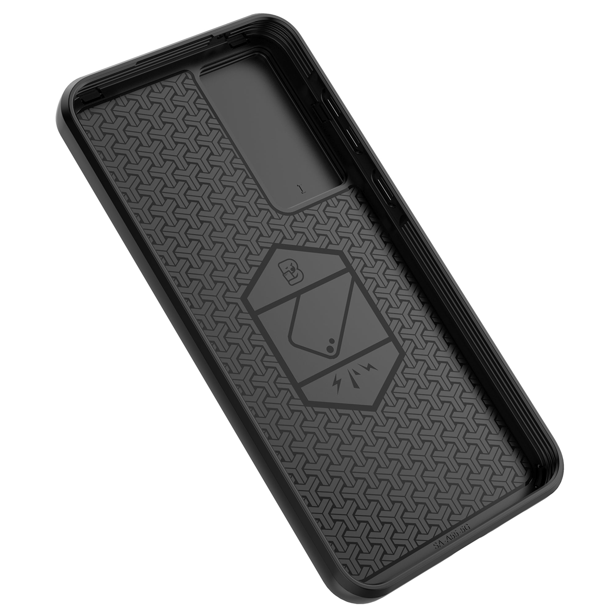 For Samsung Galaxy A55 5G Case PC+TPU Anti-scratch Phone Protective Cover with Slide Lens Cover