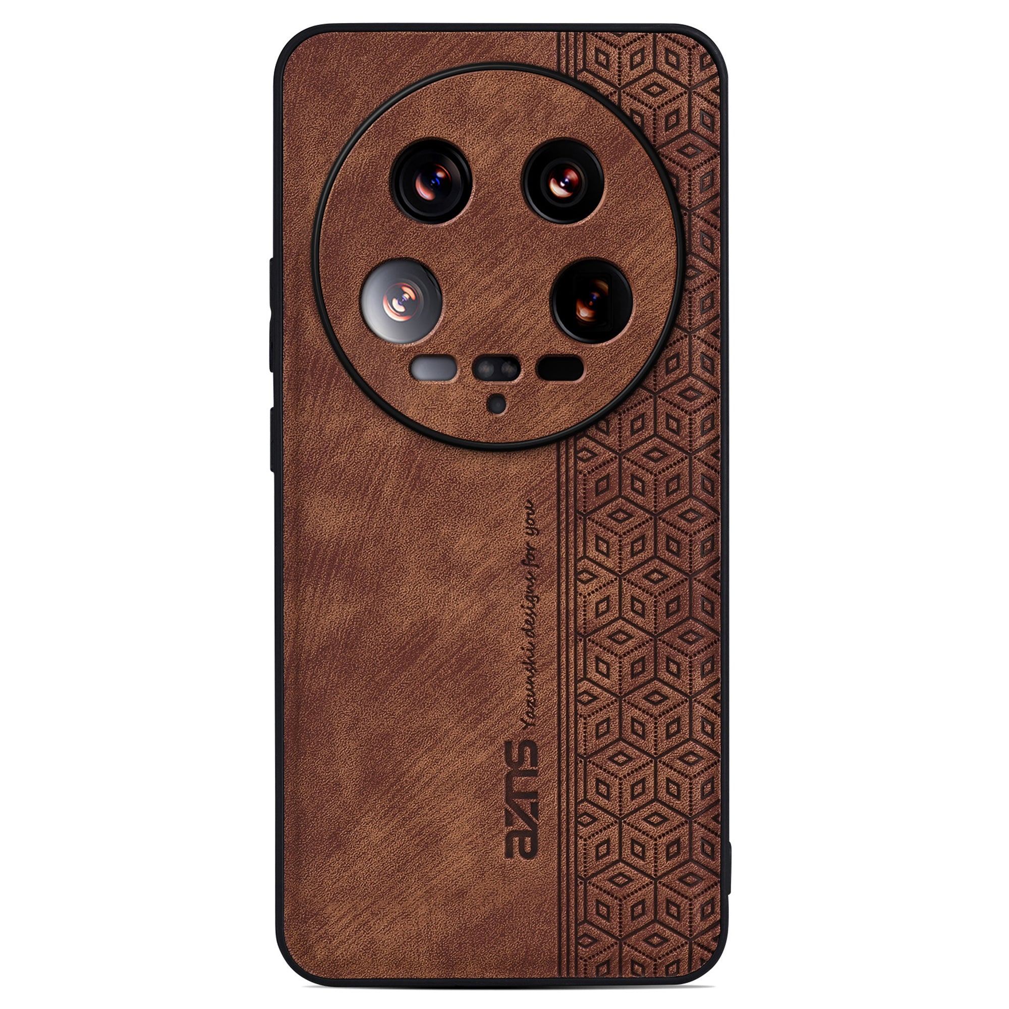 AZNS For Xiaomi 14 Ultra Case Pattern Leather+TPU Drop Protection Phone Cover