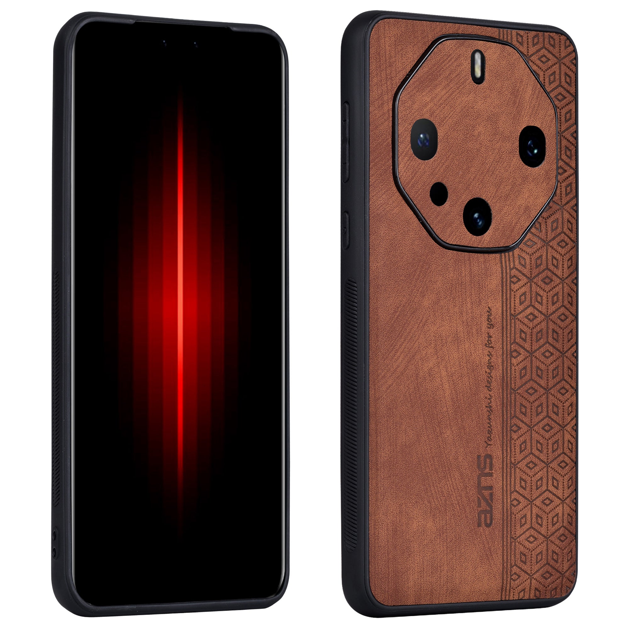 AZNS For Huawei Mate 60 RS Ultimate Cell Phone Case Leather+TPU Imprinted Pattern Cover