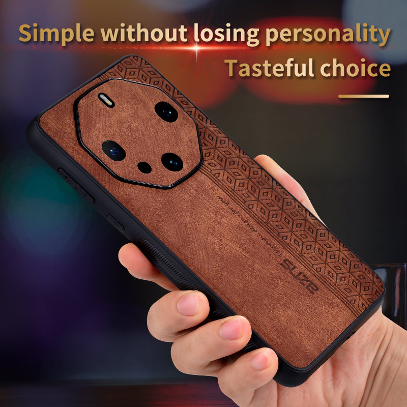 AZNS For Huawei Mate 60 RS Ultimate Cell Phone Case Leather+TPU Imprinted Pattern Cover