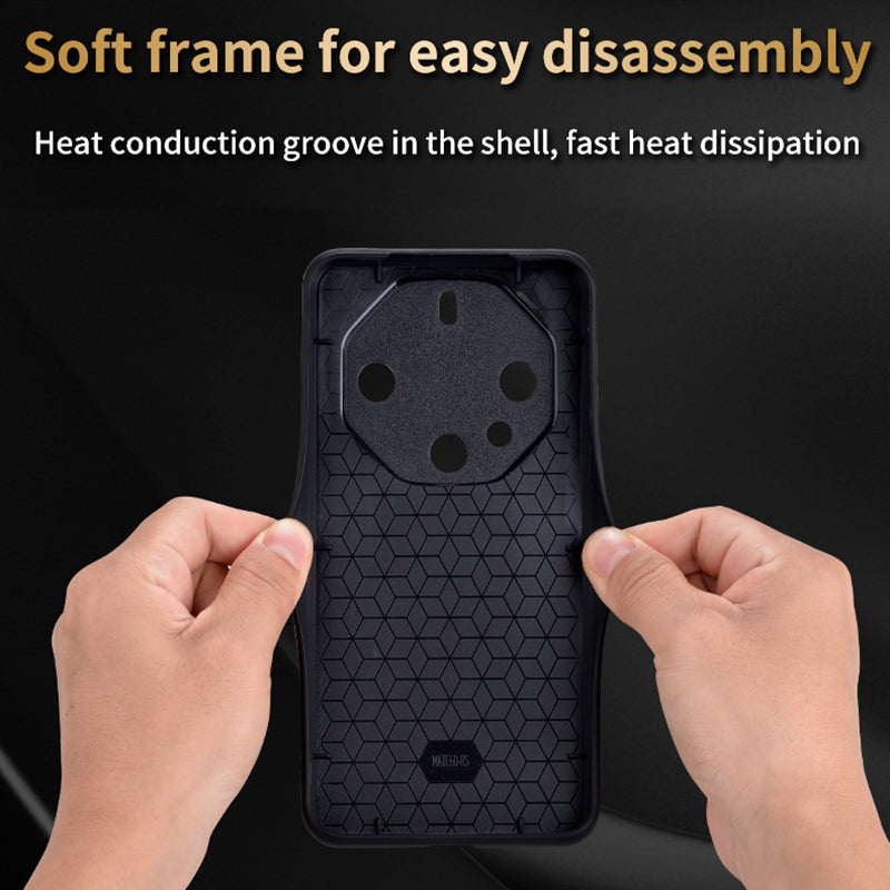 AZNS For Huawei Mate 60 RS Ultimate Cell Phone Case Leather+TPU Imprinted Pattern Cover