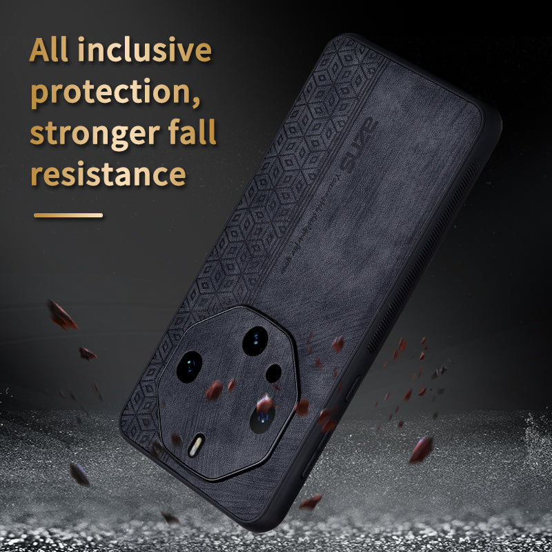 AZNS For Huawei Mate 60 RS Ultimate Cell Phone Case Leather+TPU Imprinted Pattern Cover