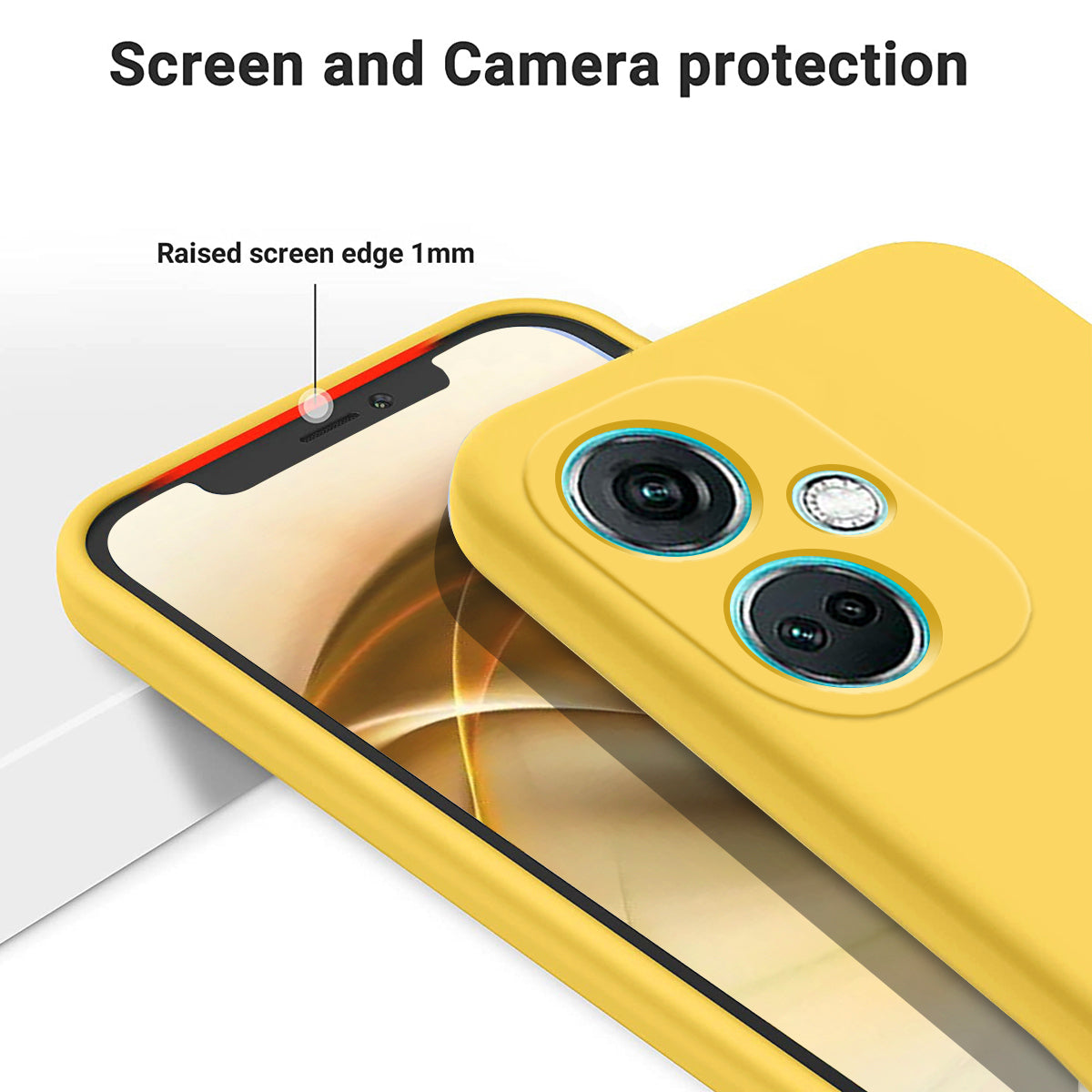 For Oppo K11 5G Case Liquid Silicone Protective Phone Cover with Wrist Strap